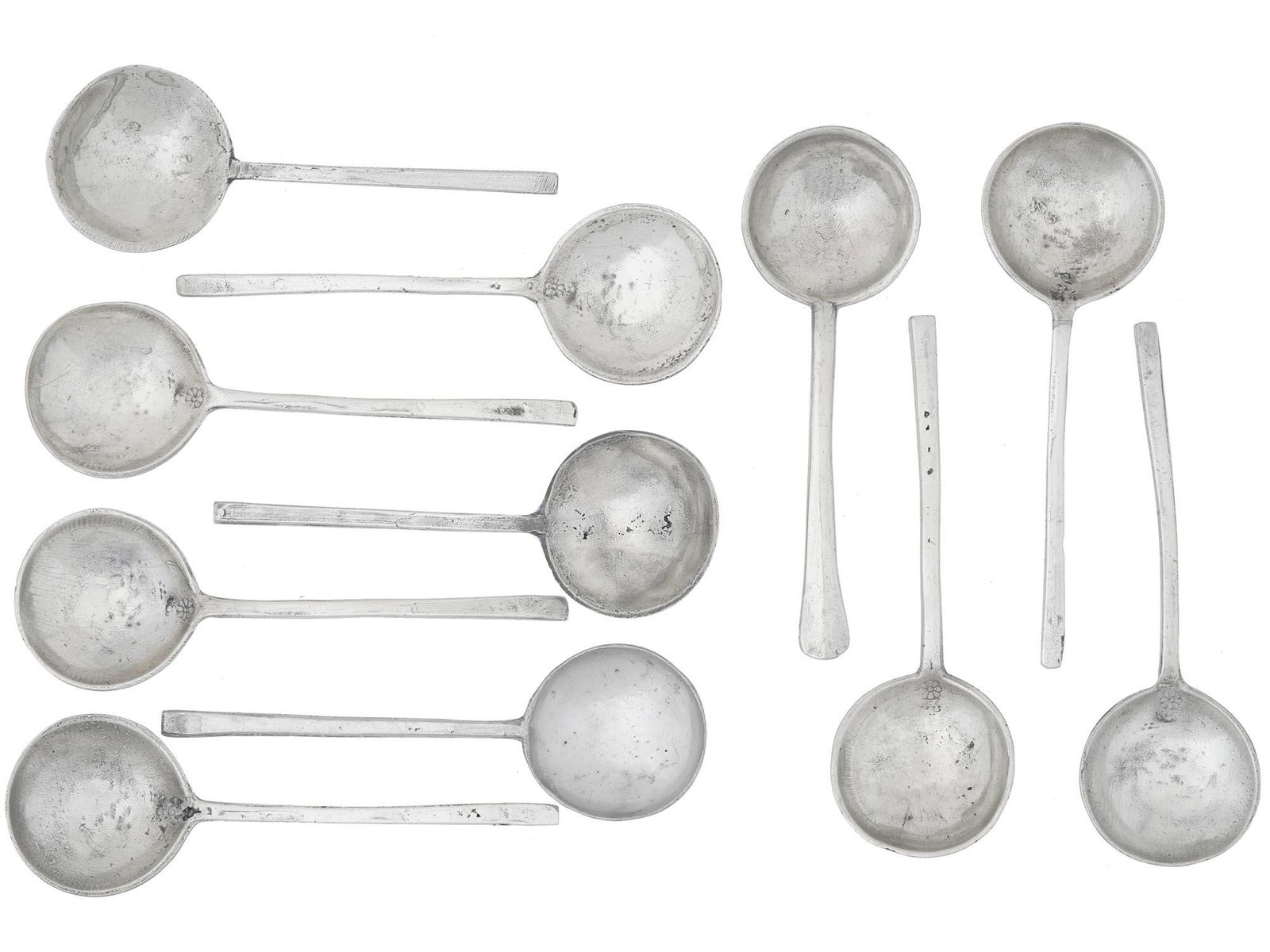 LATE 18TH CENTURY DUTCH PEWTER SPOONS (1 of 5)