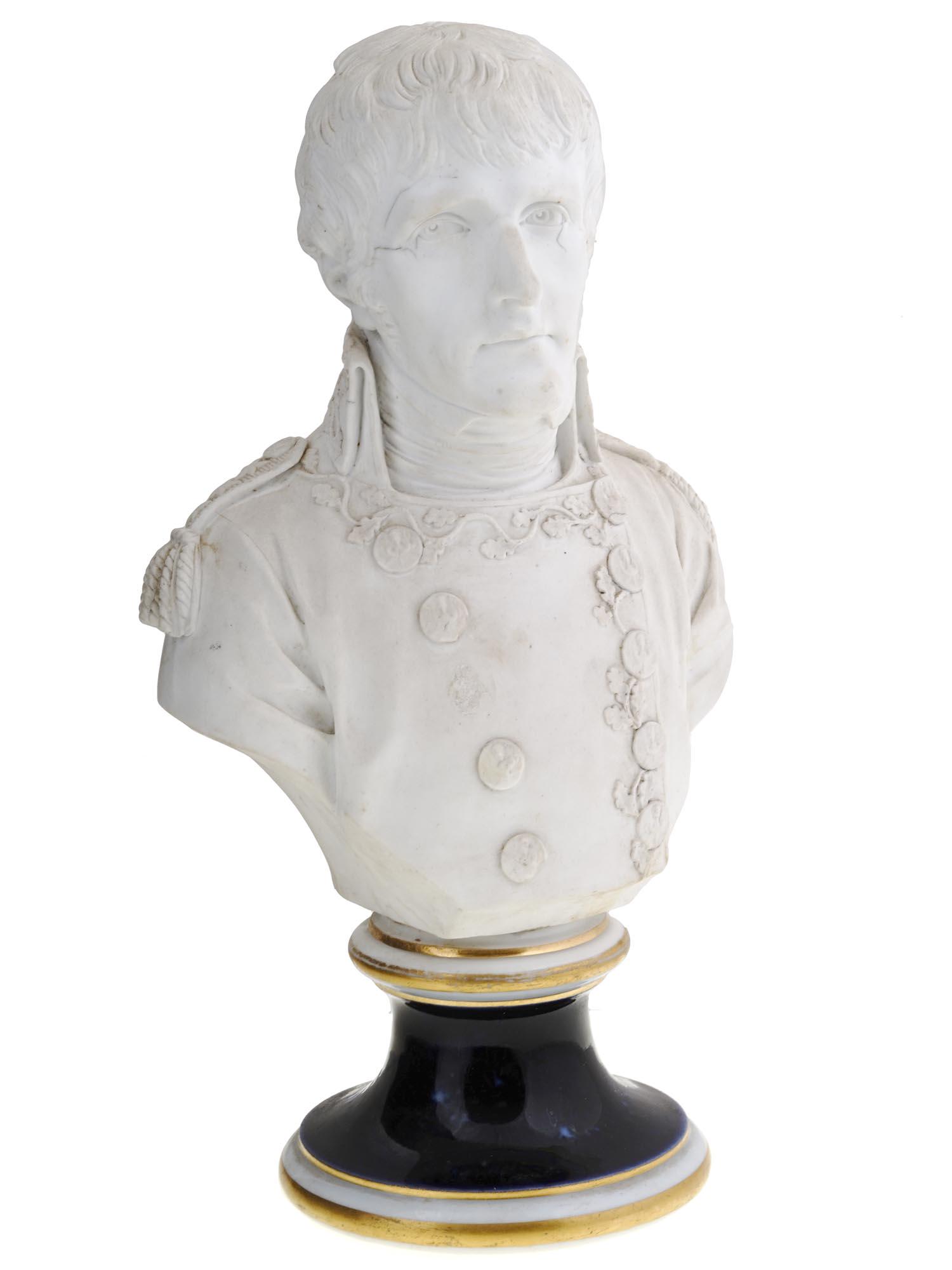FRENCH PORCELAIN BUST OF NAPOLEON BONAPARTE (1 of 6)