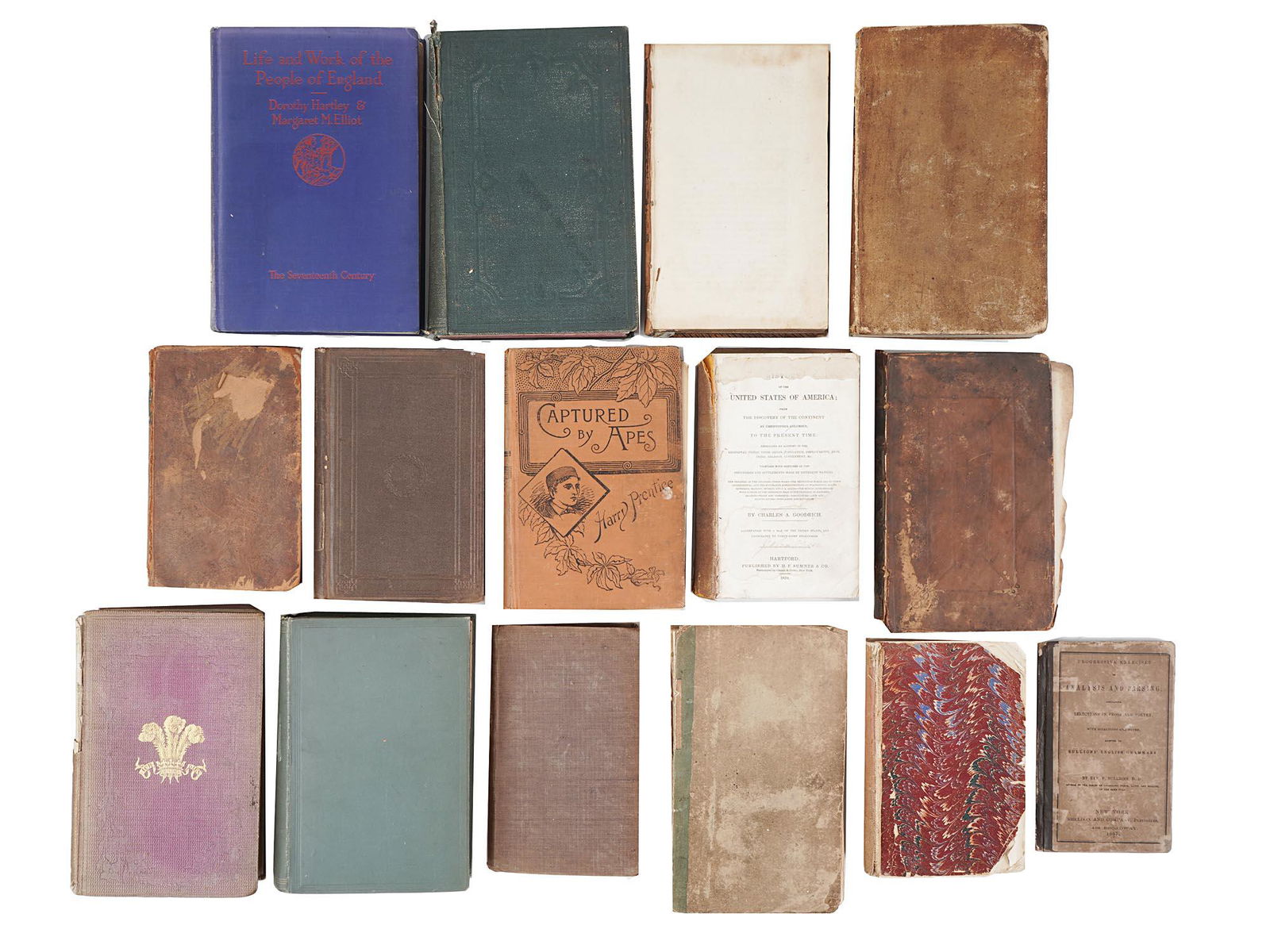 ANTIQUE HISTORY AND POETRY BOOKS WITH BOOKPLATES (1 of 6)
