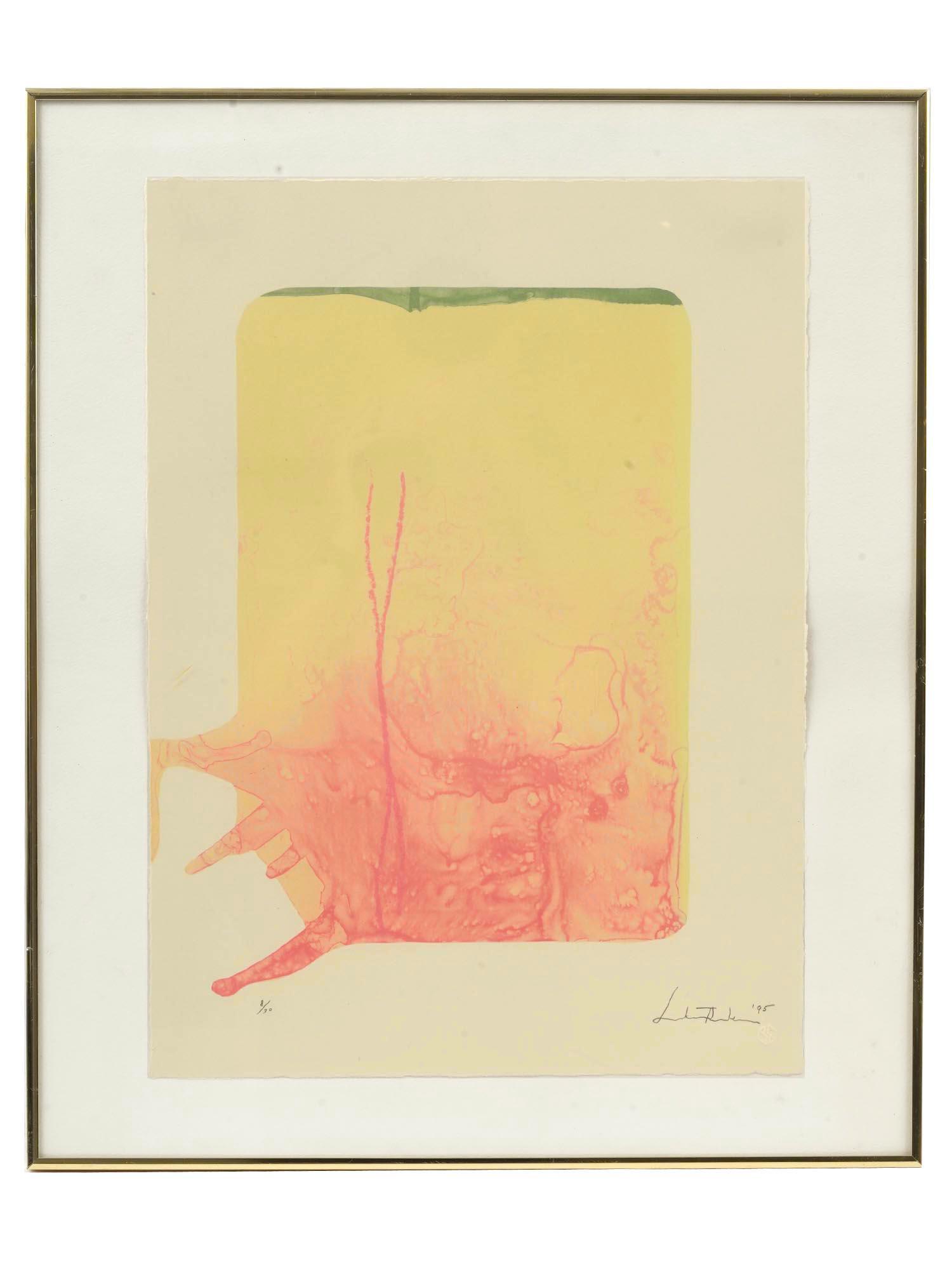 1995 AMERICAN LITHOGRAPH BY HELEN FRANKENTHALER (1 of 9)