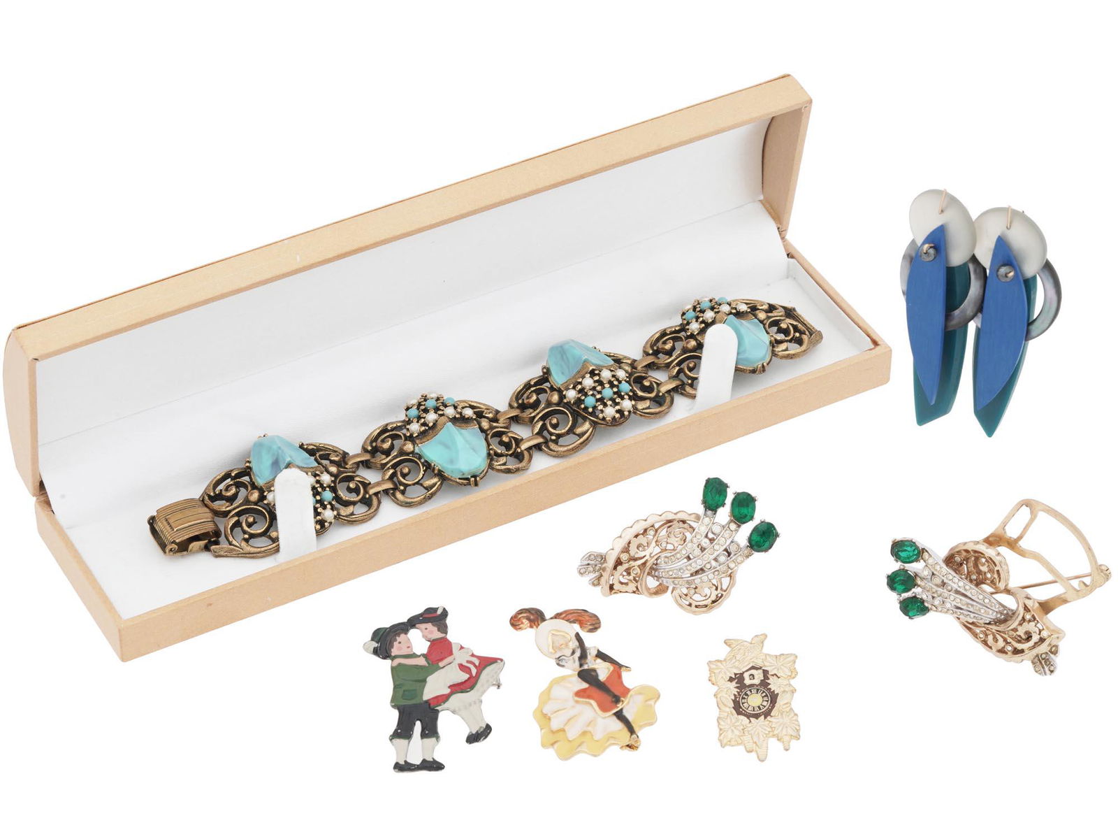 VINTAGE COSTUME JEWELRY BY CORO DUETT, KUHN ZINN (1 of 12)