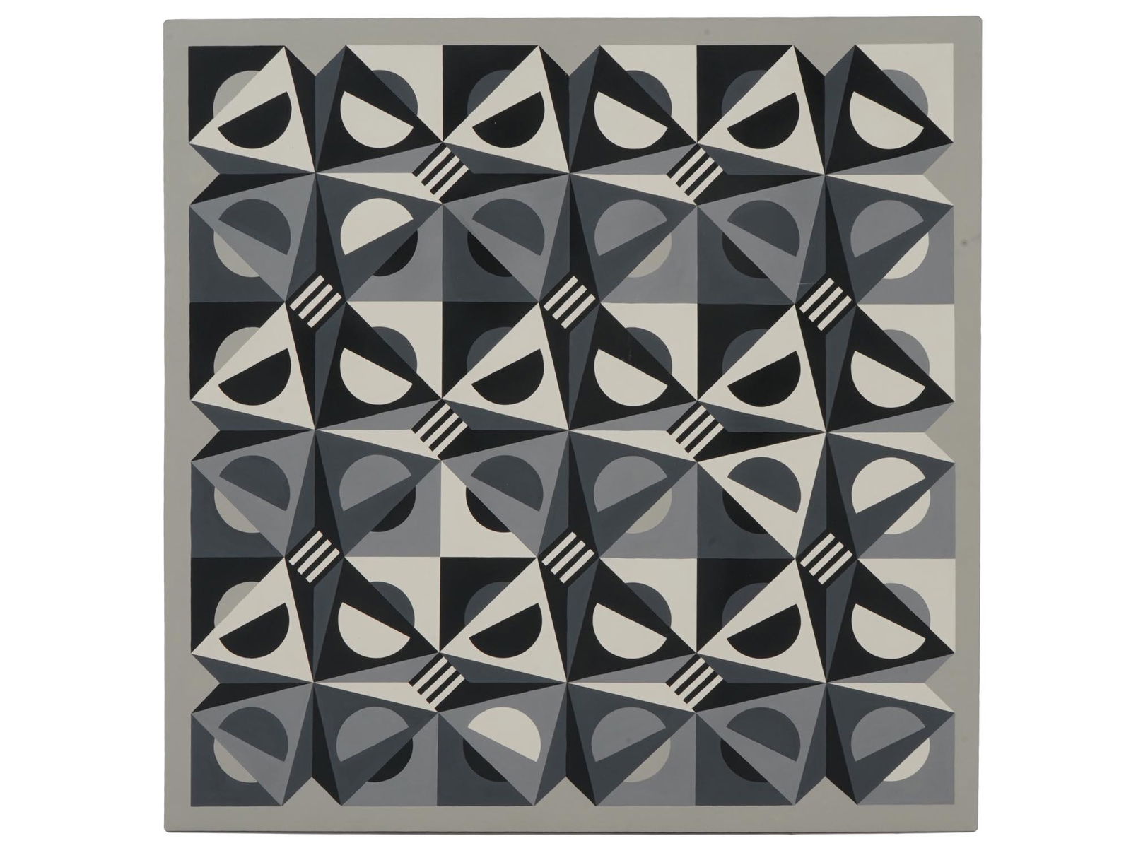 AMERICAN ACRYLIC PAINTING BY EDWIN MIECZKOWSKI (1 of 4)