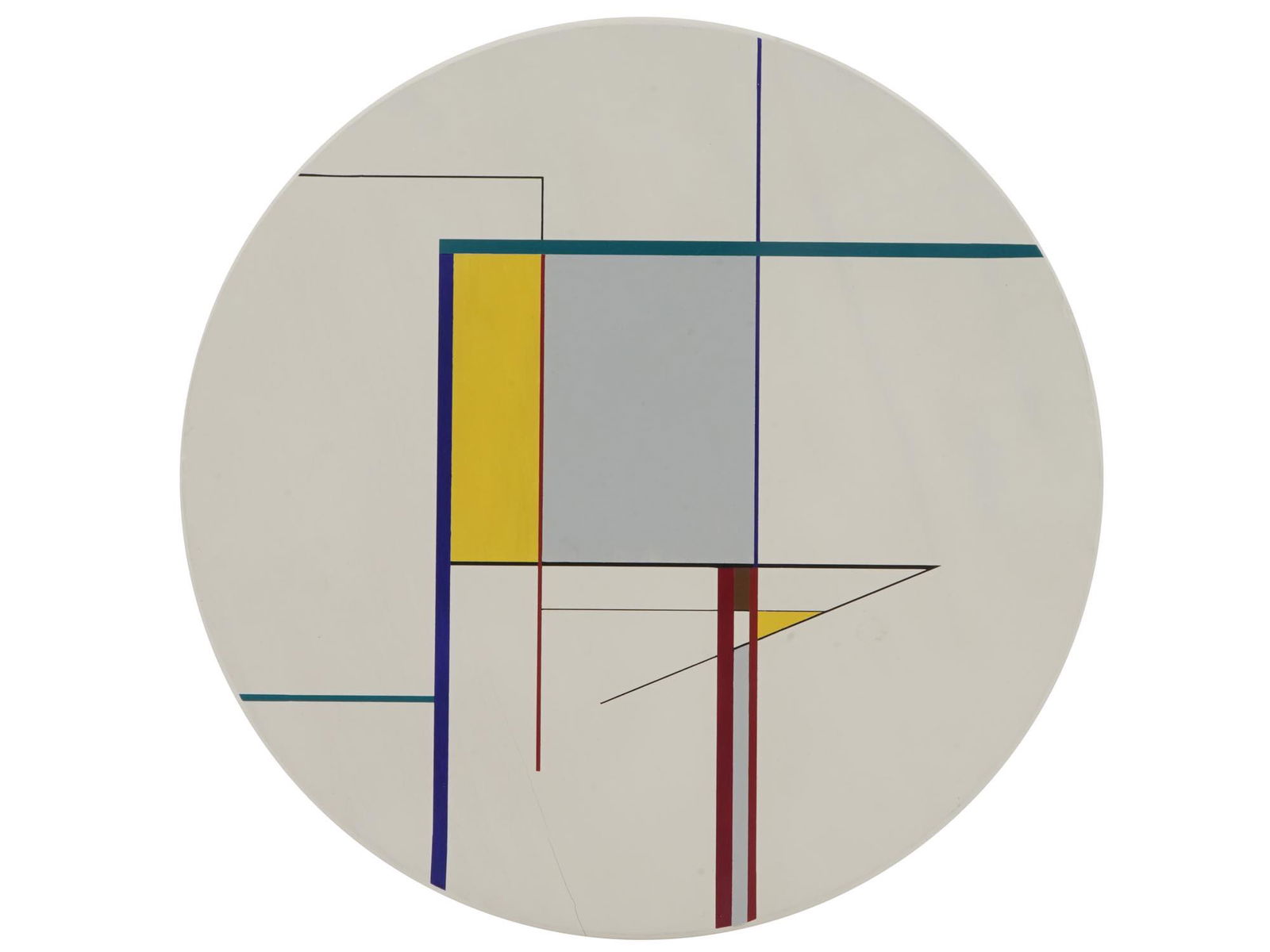 HENRYK STAZEWSKI ABSTRACT ACRYLIC ON WOOD PAINTING (1 of 3)