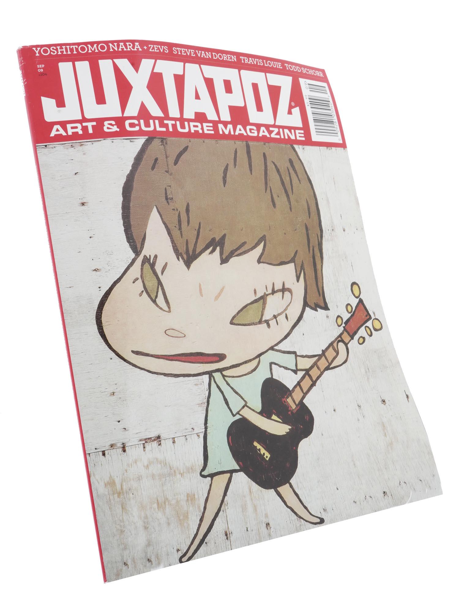 JUXTAPOZ MAGAZINE PAINTING SIGNED YOSHIMOTO NARA (1 of 3)