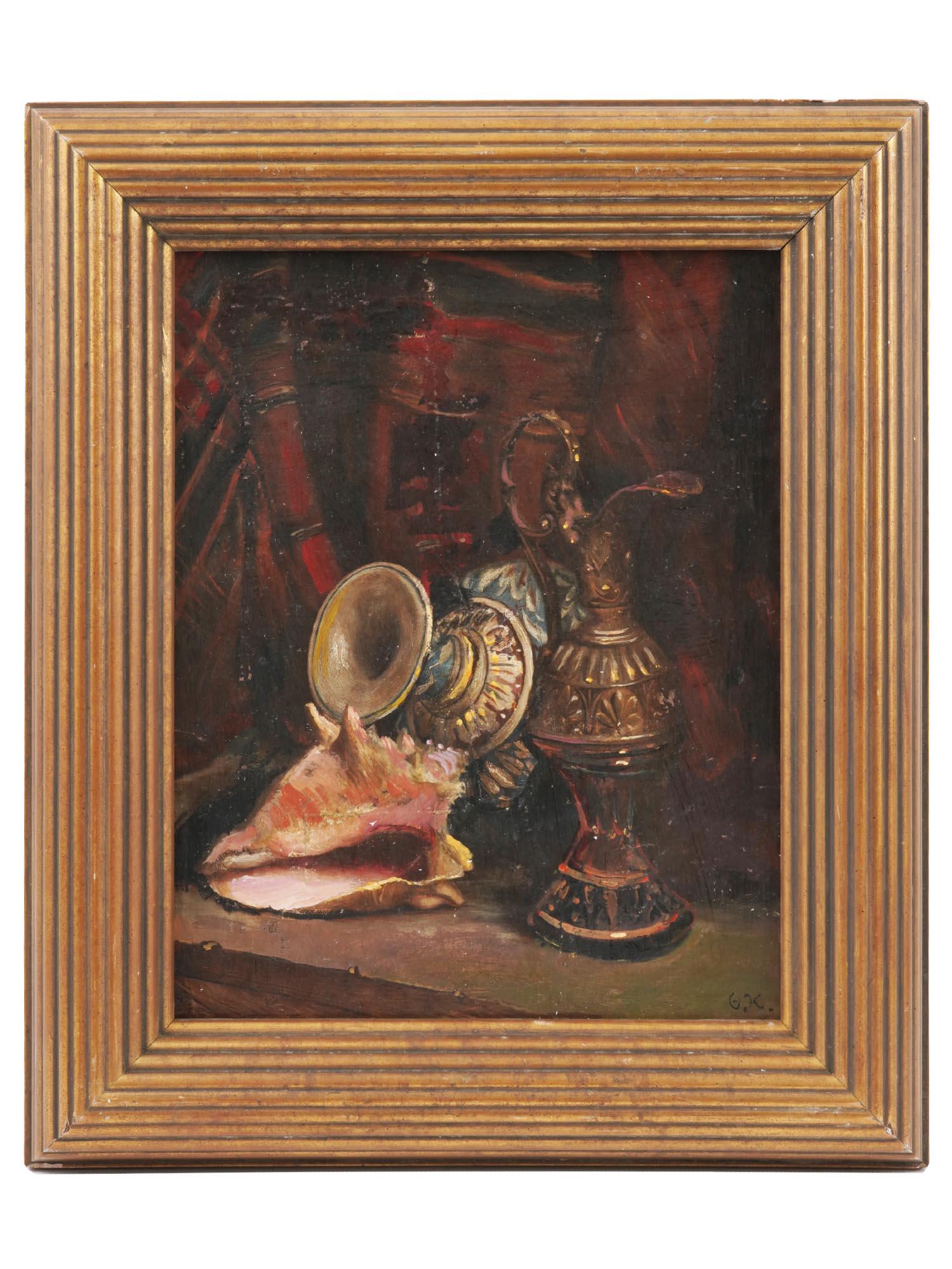 EARLY 20TH CENTURY STILL LIFE OIL PAINTING SIGNED (1 of 7)