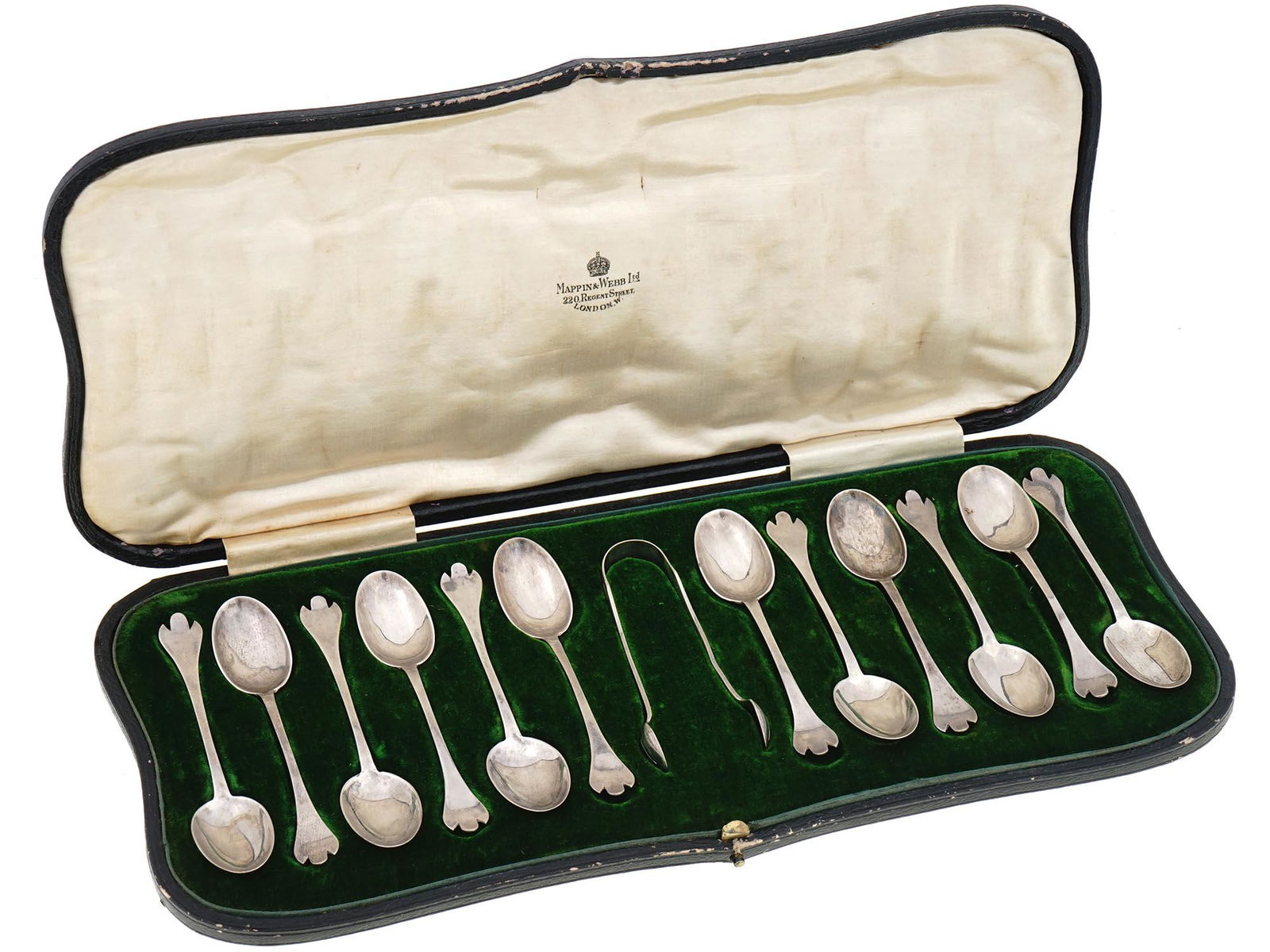 ANTIQUE ENGLISH STERLING SILVER TEA CUTLERY SET (1 of 6)