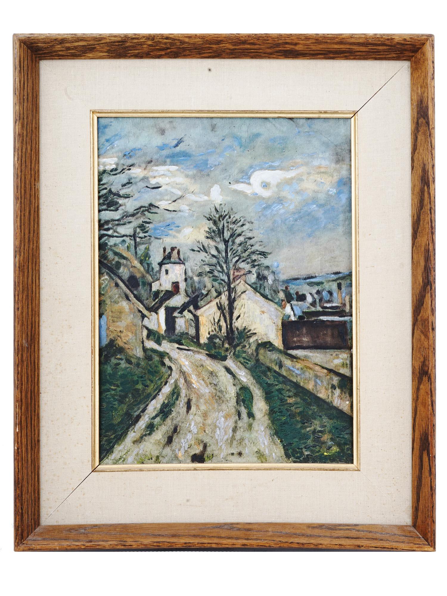 HAND COLORED IMPRESSIONIST PRINT AFTER SEZANNE (1 of 4)