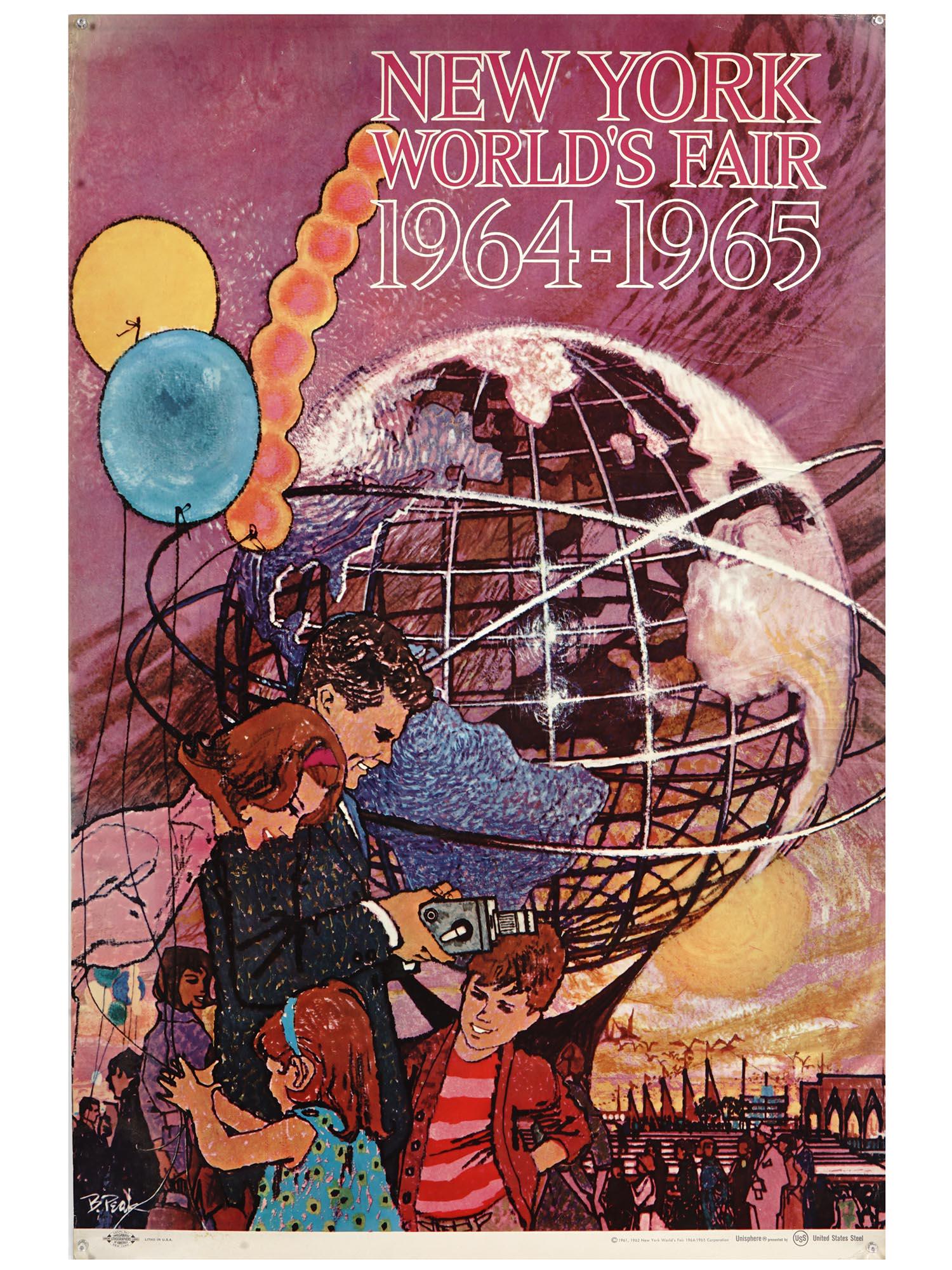 1964 AMERICAN NY WORLDS FAIR POSTER BY BOB PEAK (1 of 7)