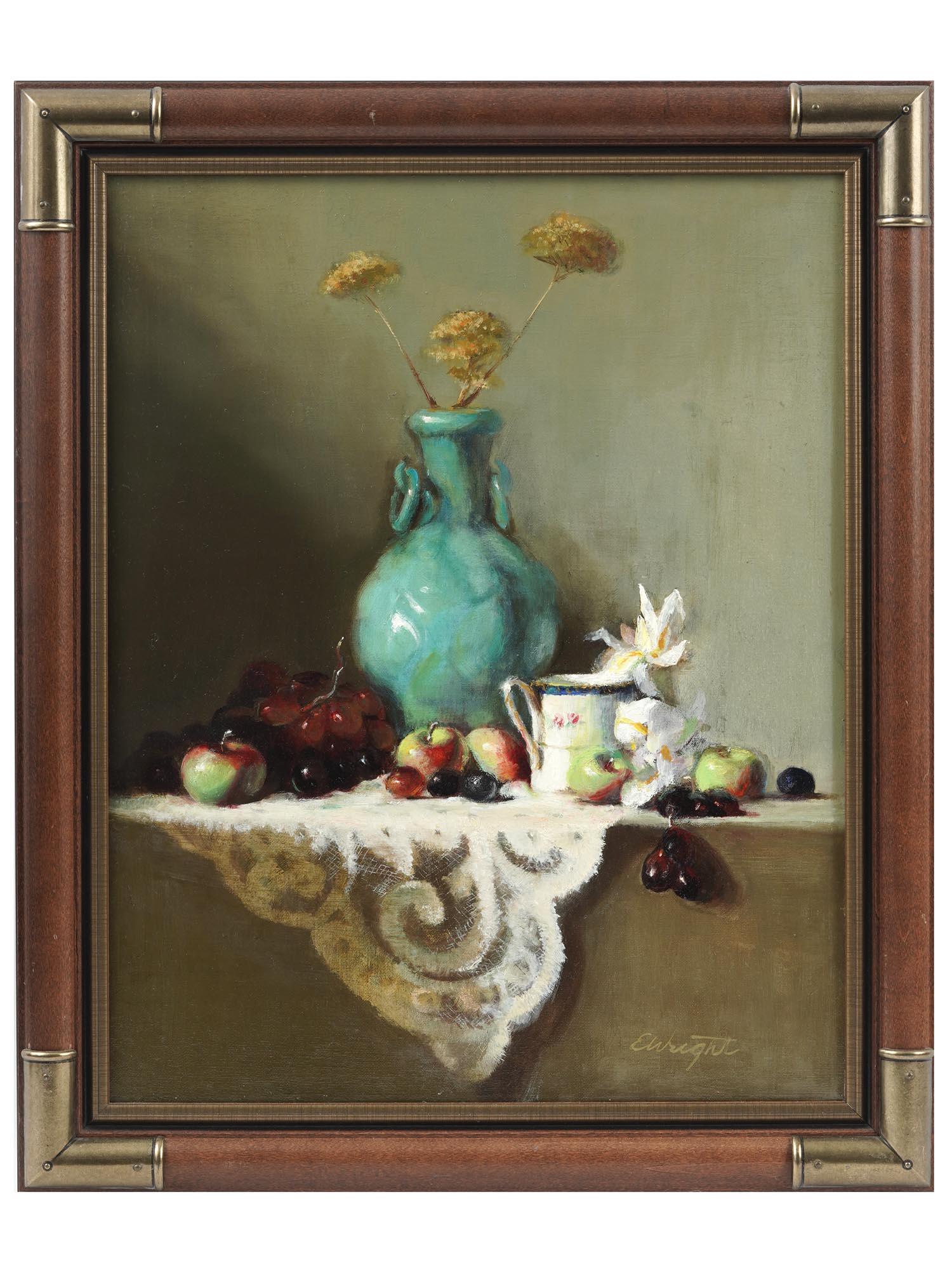 AMERICAN STILL LIFE OIL PAINTING BY EIKO WRIGHT (1 of 7)