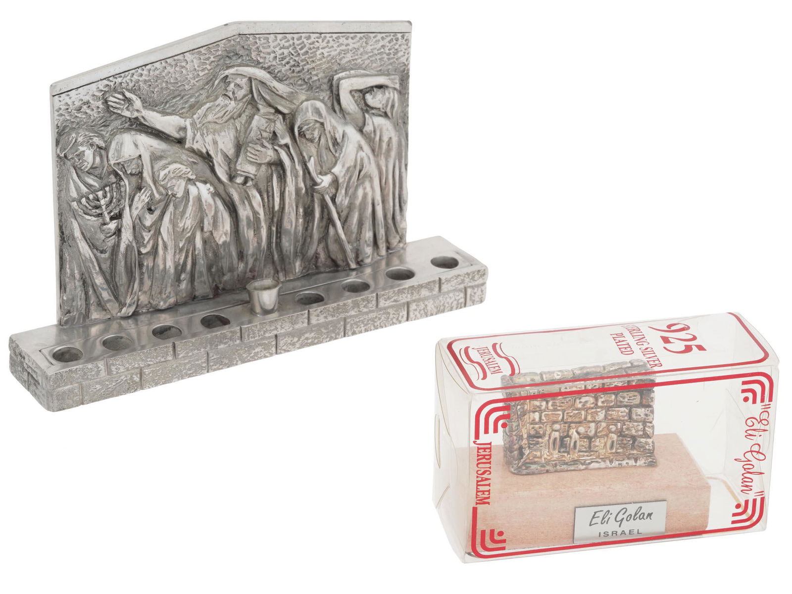 JUDAICA ELI GOLAN STERLING SILVER FIGURINE IOB (1 of 8)
