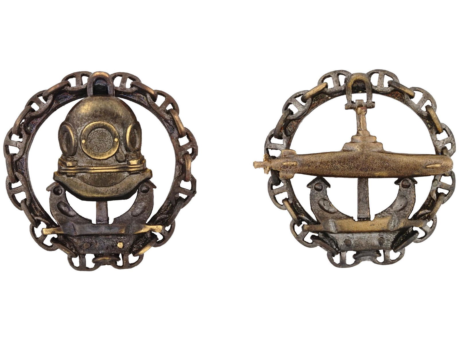 WWI RUSSIAN IMPERIAL DIVER AND SUBMARINER BADGES (1 of 6)