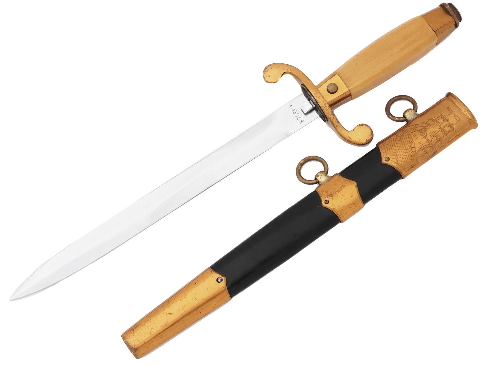 RUSSIAN SOVIET ERA NAVAL OFFICER DIRK DAGGER (1 of 10)