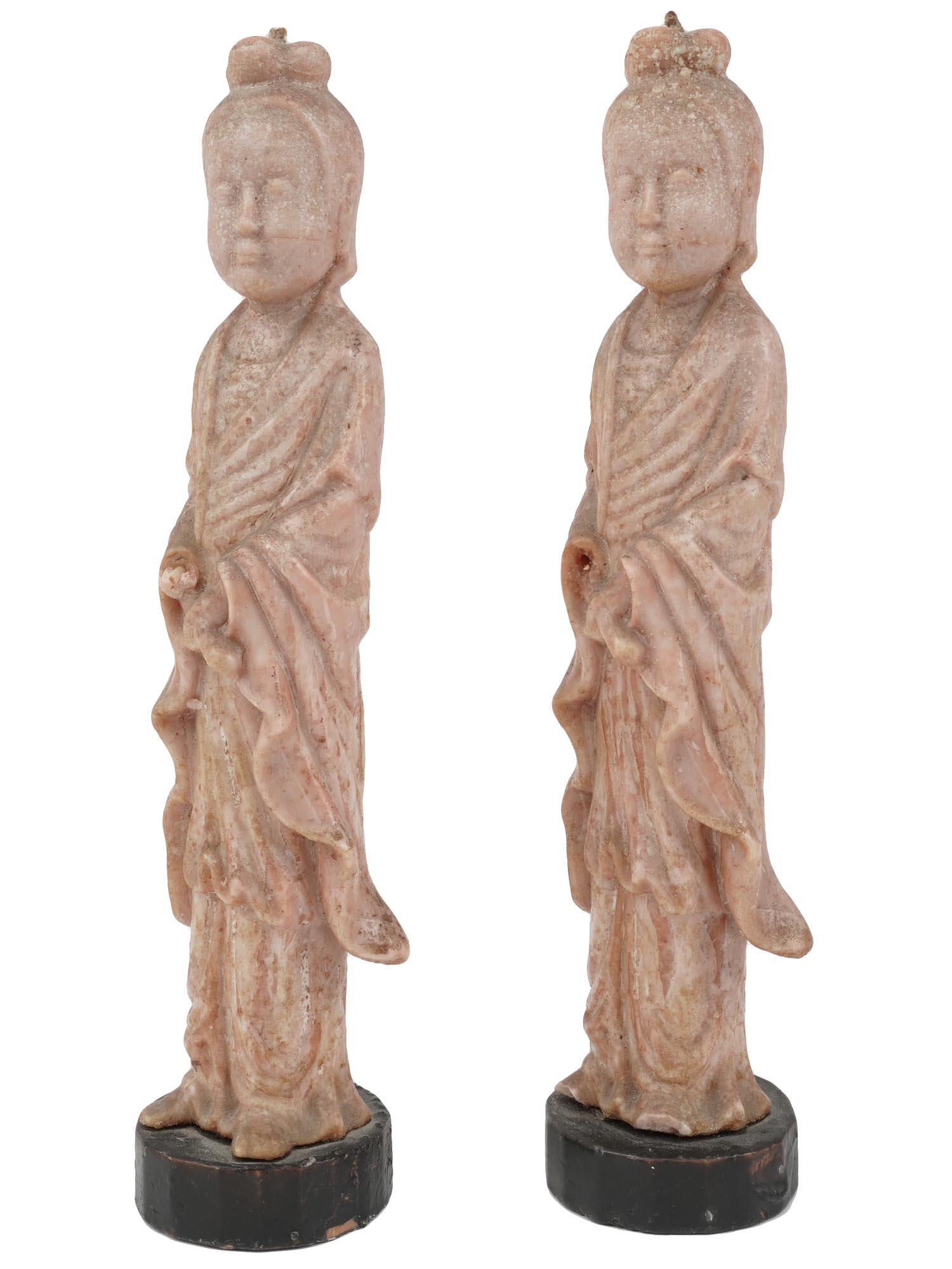 VINTAGE CHINESE CARVED WAX FIGURAL CANDLES (1 of 5)