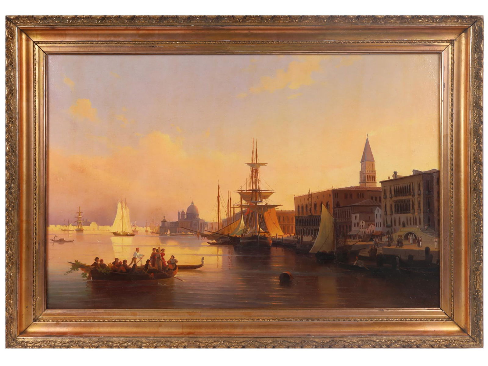 RUSSIAN OIL PAINTING VENICE AFTER IVAN AIVAZOVSKY (1 of 5)