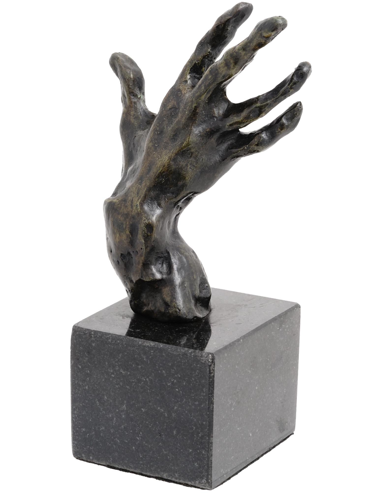 FRENCH HAND BRONZE SCULPTURE AFTER AUGUSTE RODIN (1 of 7)