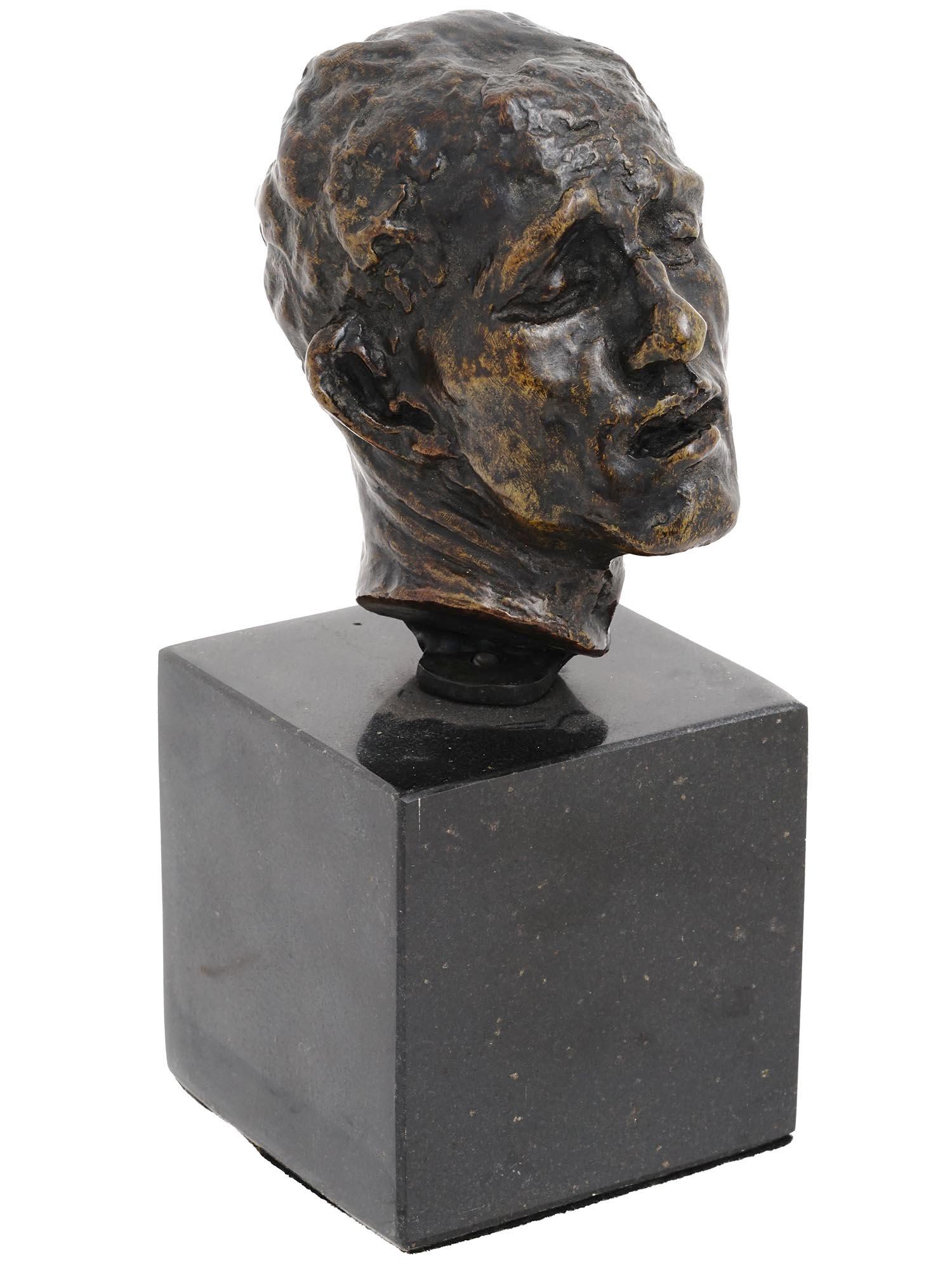 FRENCH CAST BRONZE SCULPTURE AFTER AUGUSTE RODIN (1 of 8)