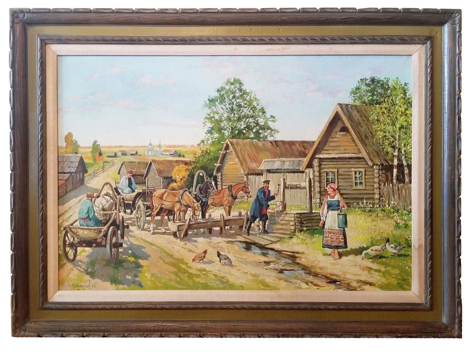 KONSTANTIN KUZNETSOV RUSSIAN OIL PAINTING 1968 (1 of 9)