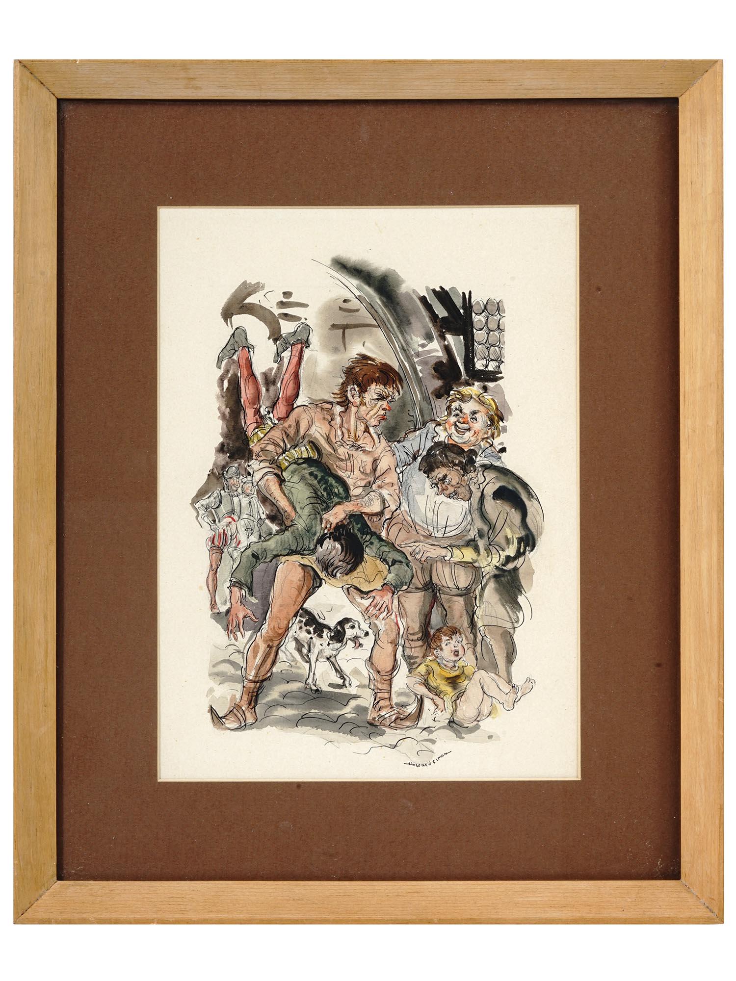 HOWARD SIMON AMERICAN BOOK ILLUSTRATION PAINTING (1 of 4)