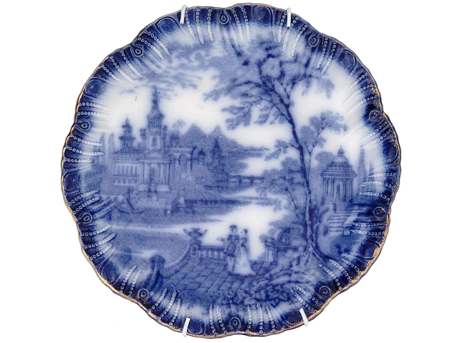 ANTIQUE BARKERS AND KENT FLORENCE PATTERN PLATE (1 of 4)