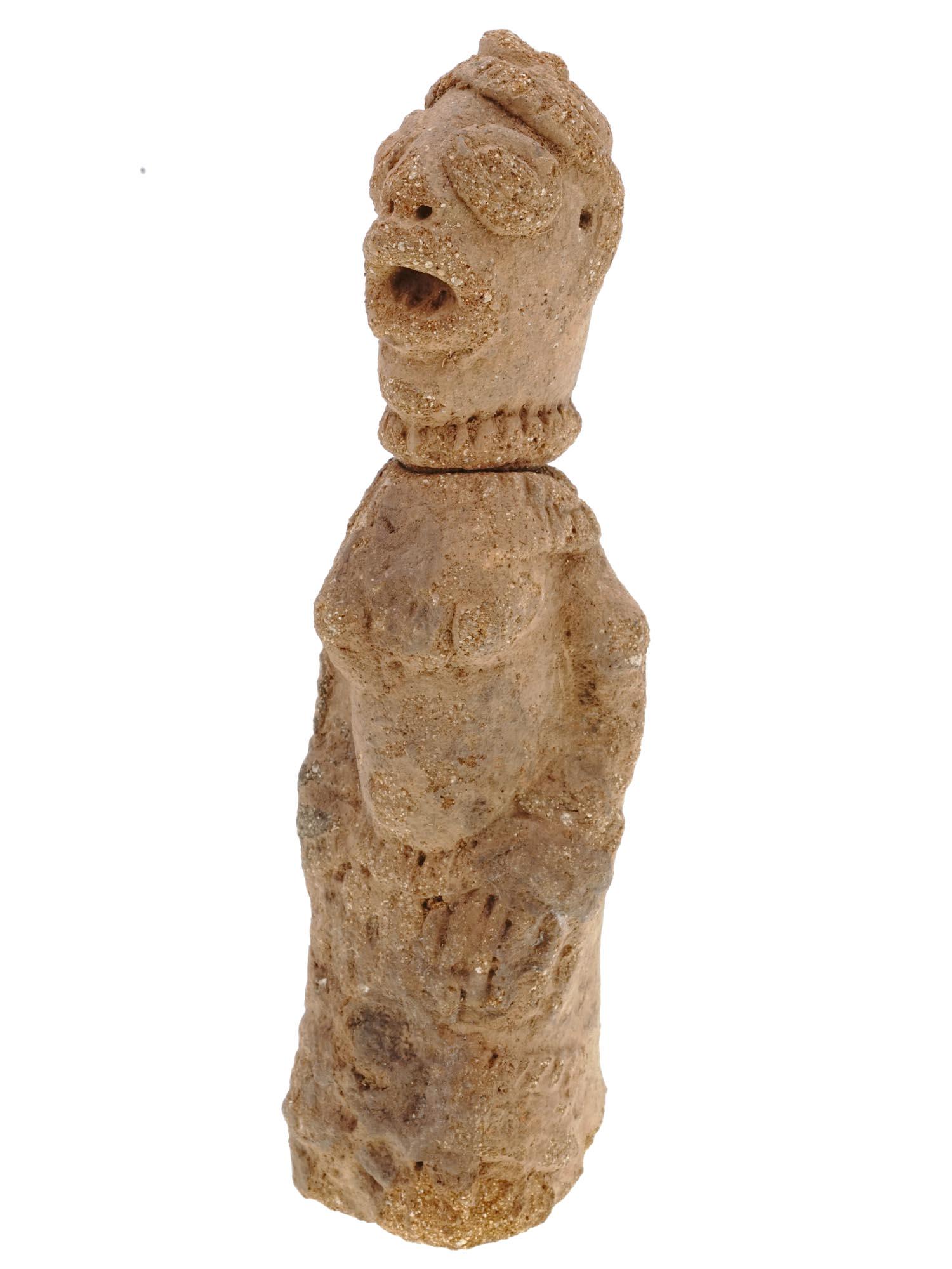 KOMA GHANA AFRICA 14TH C. TERRACOTTA FEMALE FIGURE (1 of 10)