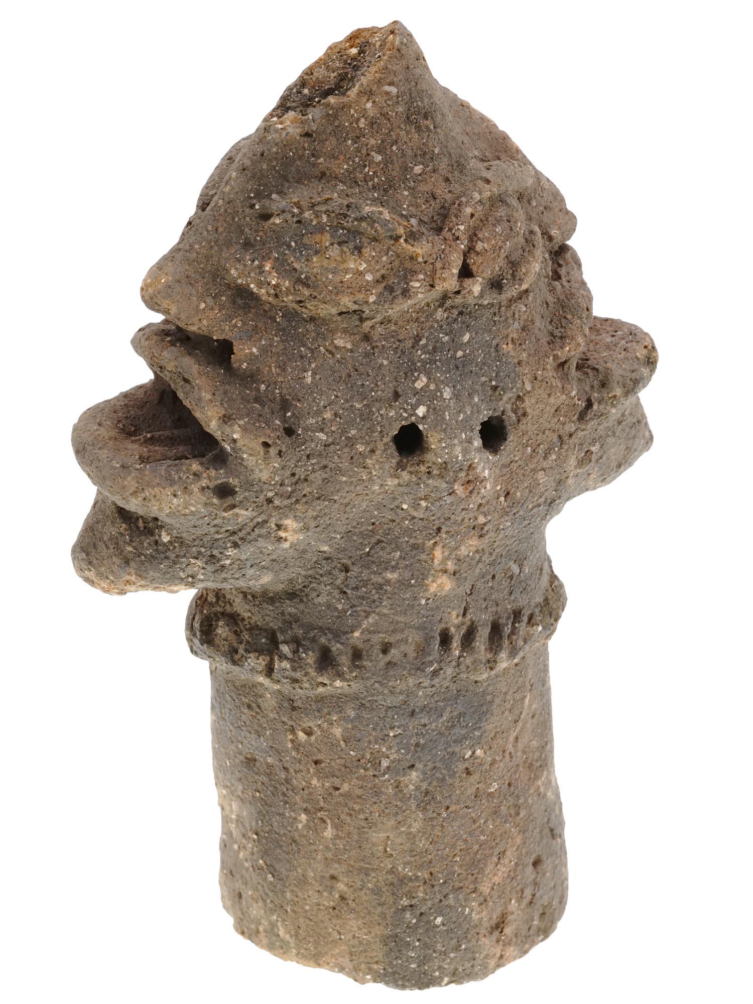 ANTIQUE 14TH C. AFRICA GHANA KOMA TERRACOTTA HEAD (1 of 7)