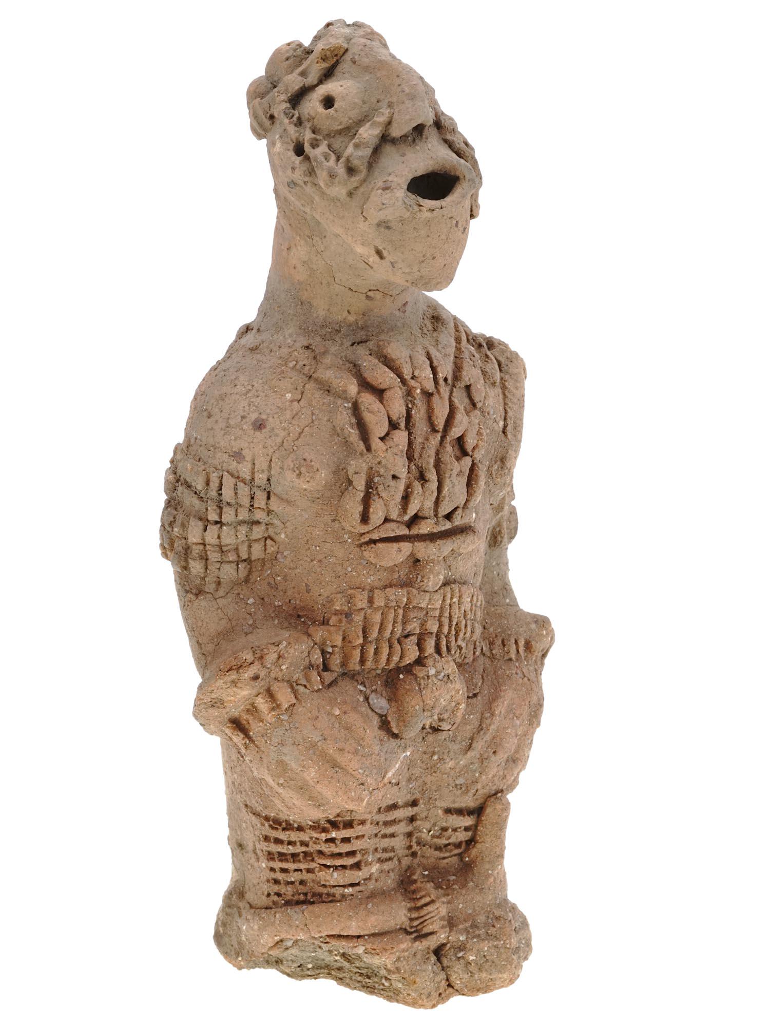 KOMA 14TH C. WARRIOR FULL BODY TERRACOTTA FIGURE (1 of 8)