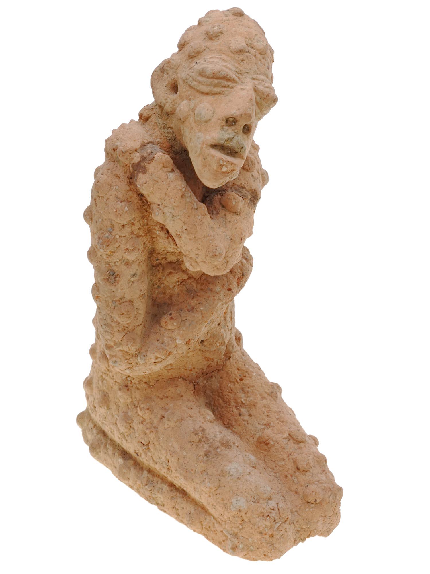 AFRICAN TERRACOTTA FIGURE DGENNE MALI 9TH A.D. (1 of 9)