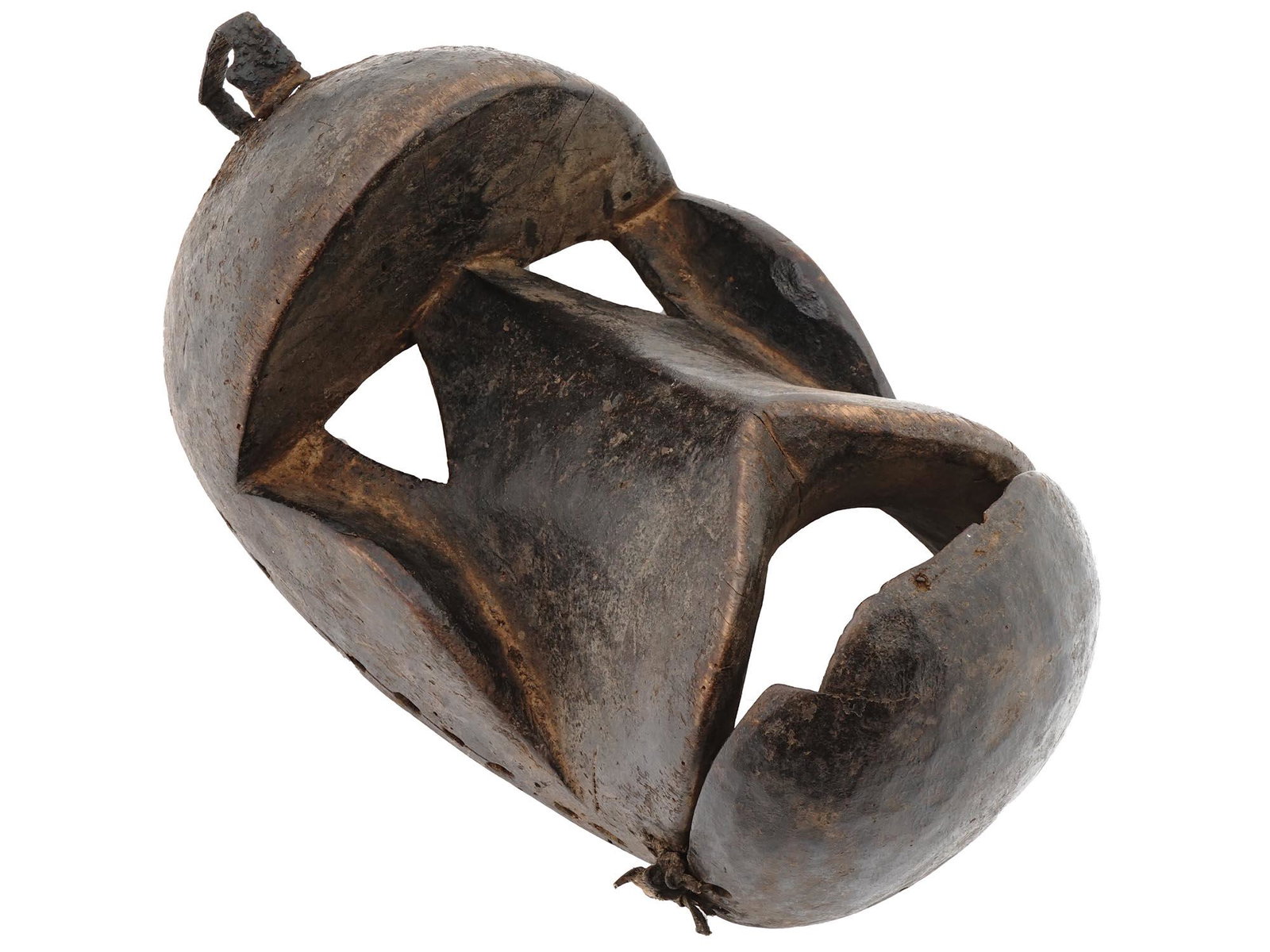 AFRICAN HAND CARVED WOOD MANDE TRIBAL DAN MASK (1 of 6)