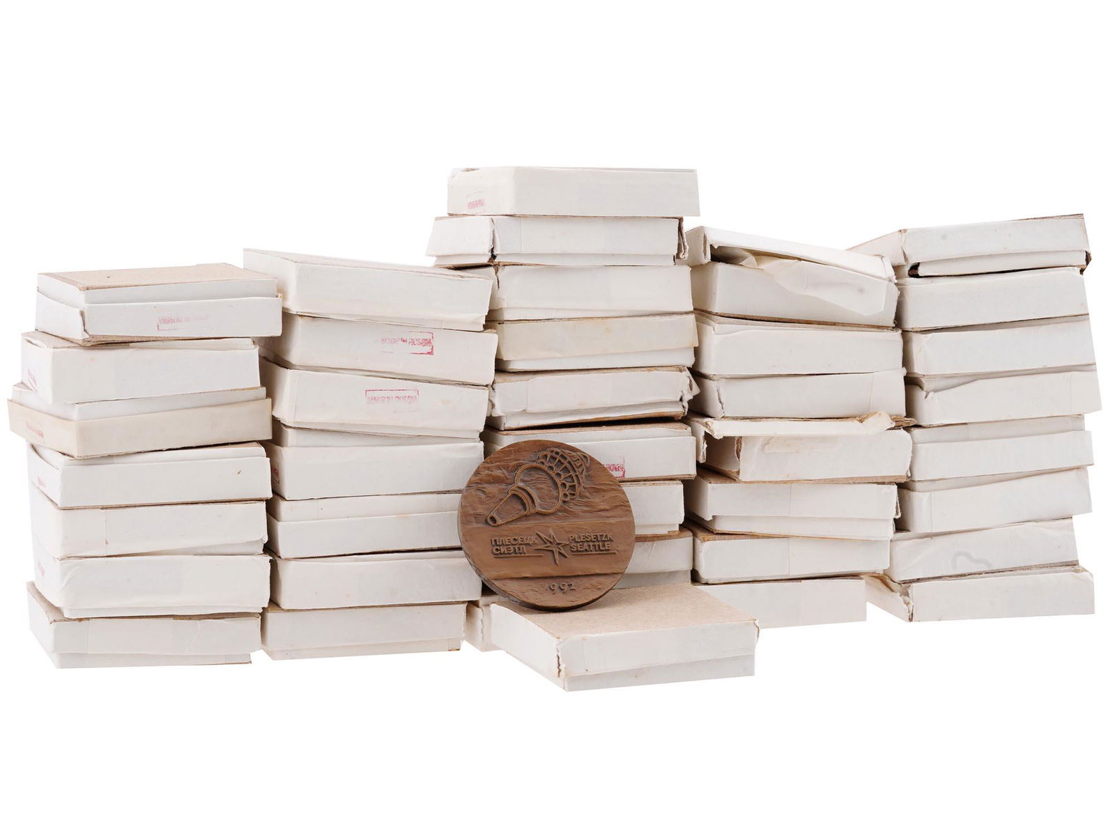 SPACE FLIGHT PLESETSK-SEATTLE BRONZE MEDALS 1992 (1 of 5)