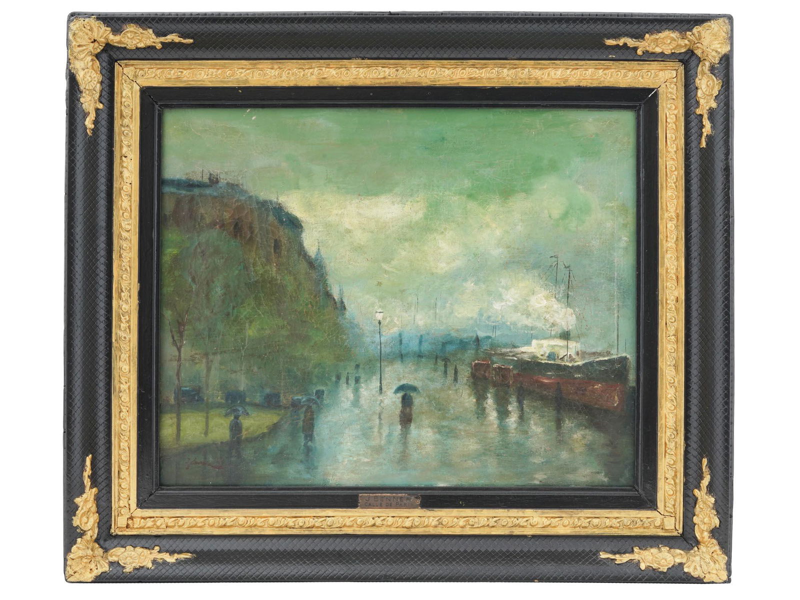 IMPRESSIONIST FRENCH OIL PAINTING BY JEAN BENNER (1 of 6)