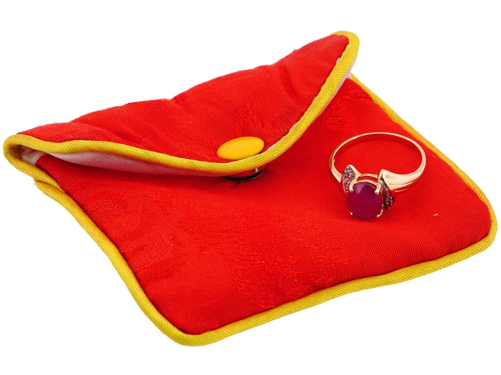 14K GOLD COCKTAIL RING WITH PURPLE GEMSTONE (1 of 5)