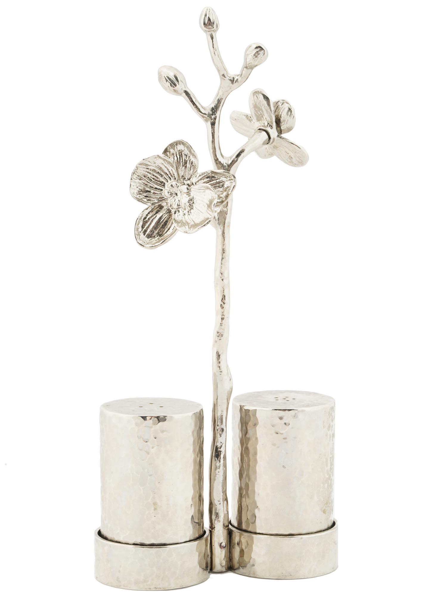 WHITE ORCHID SALT AND PEPPER SET BY MICHAEL ARAM (1 of 4)