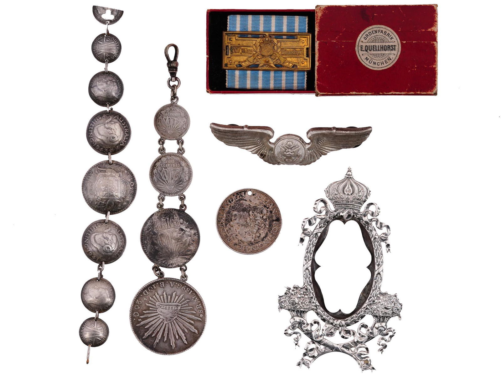 ANTIQUE AND VINTAGE SILVER PIECES AND COINS (1 of 5)