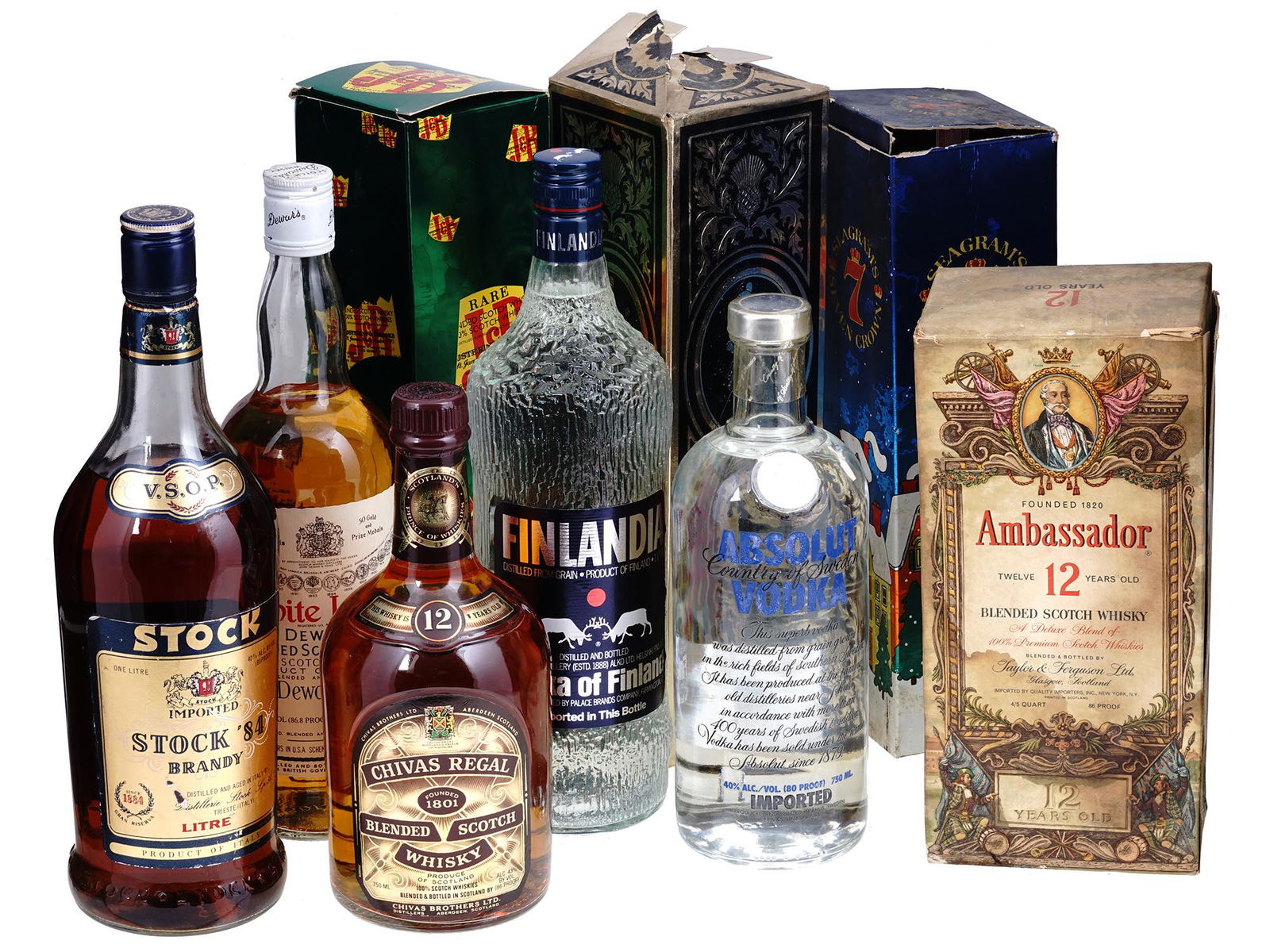 COLLECTION OF VINTAGE LIQUEUR BOTTLES (1 of 7)