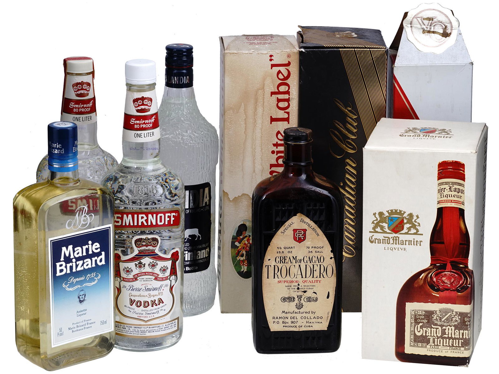 COLLECTION OF VINTAGE LIQUEUR BOTTLES (1 of 5)