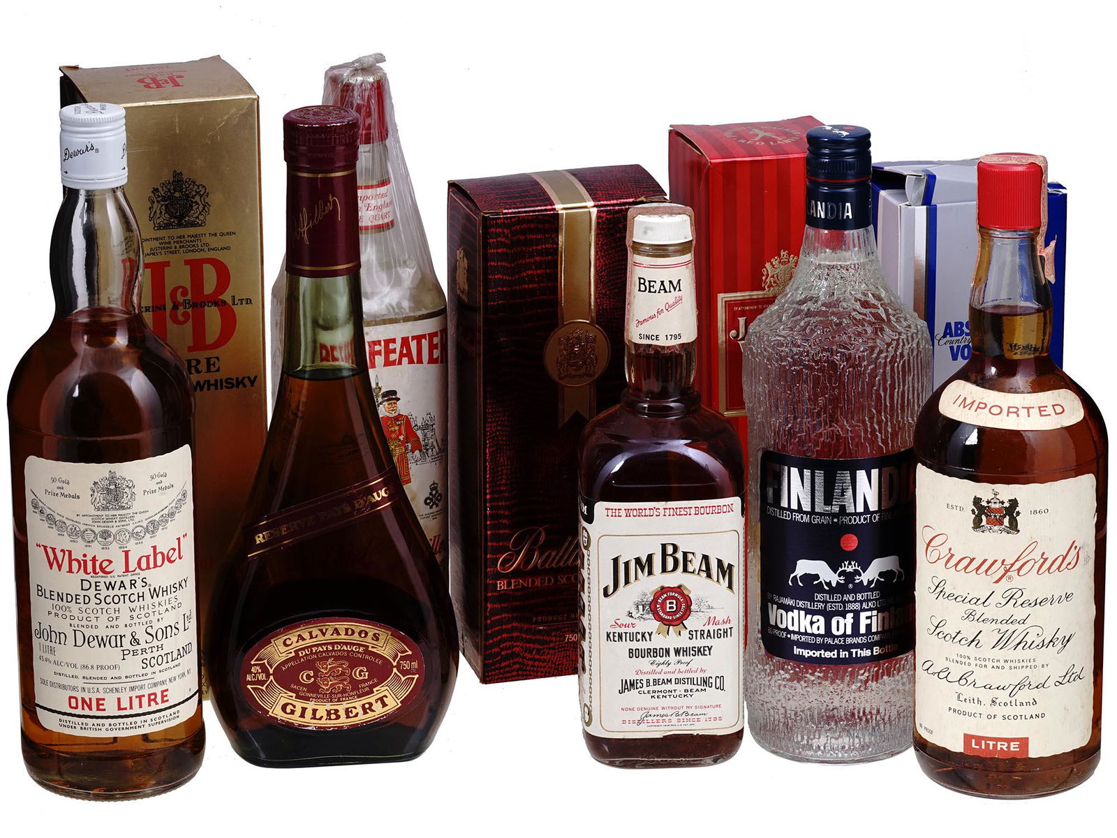 COLLECTION OF VINTAGE LIQUEUR BOTTLES (1 of 5)