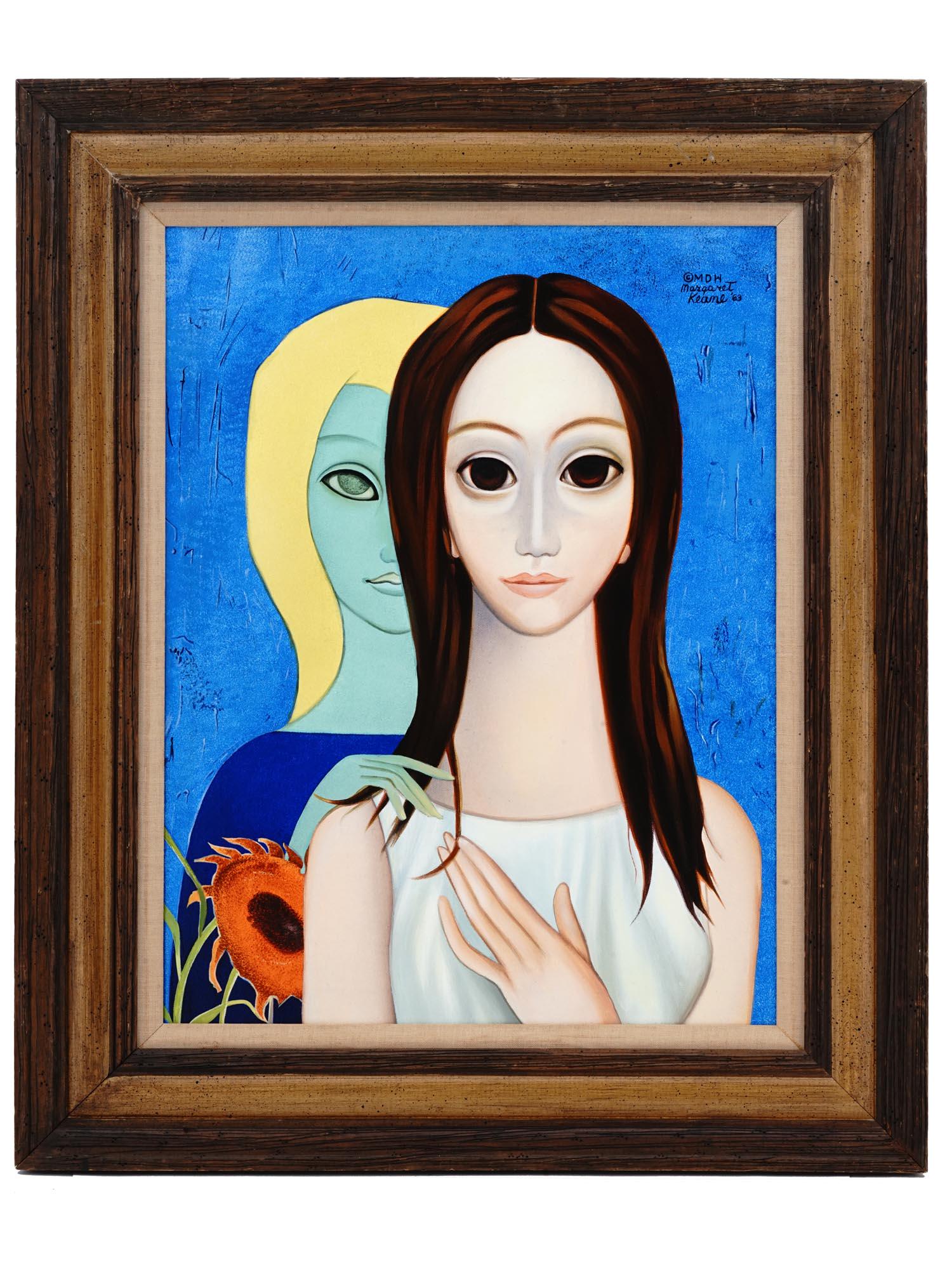 AMERICAN PORTRAIT OIL PAINTING BY MARGARET KEANE (1 of 5)