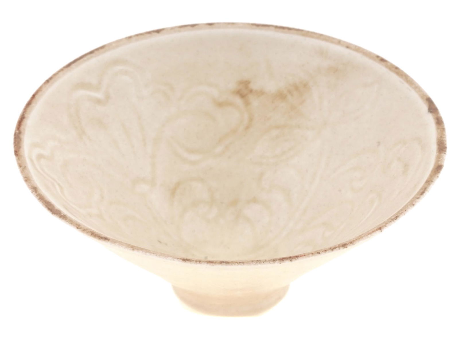 ANTIQUE CHINESE PRE REPUBLIC ERA GLAZED POTTERY BOWL (1 of 4)