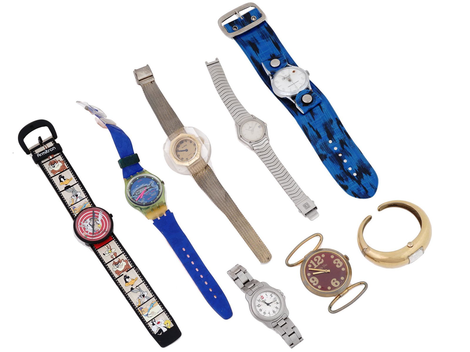 COLLECTION OF EIGHT VINTAGE WRIST WATCHES (1 of 11)