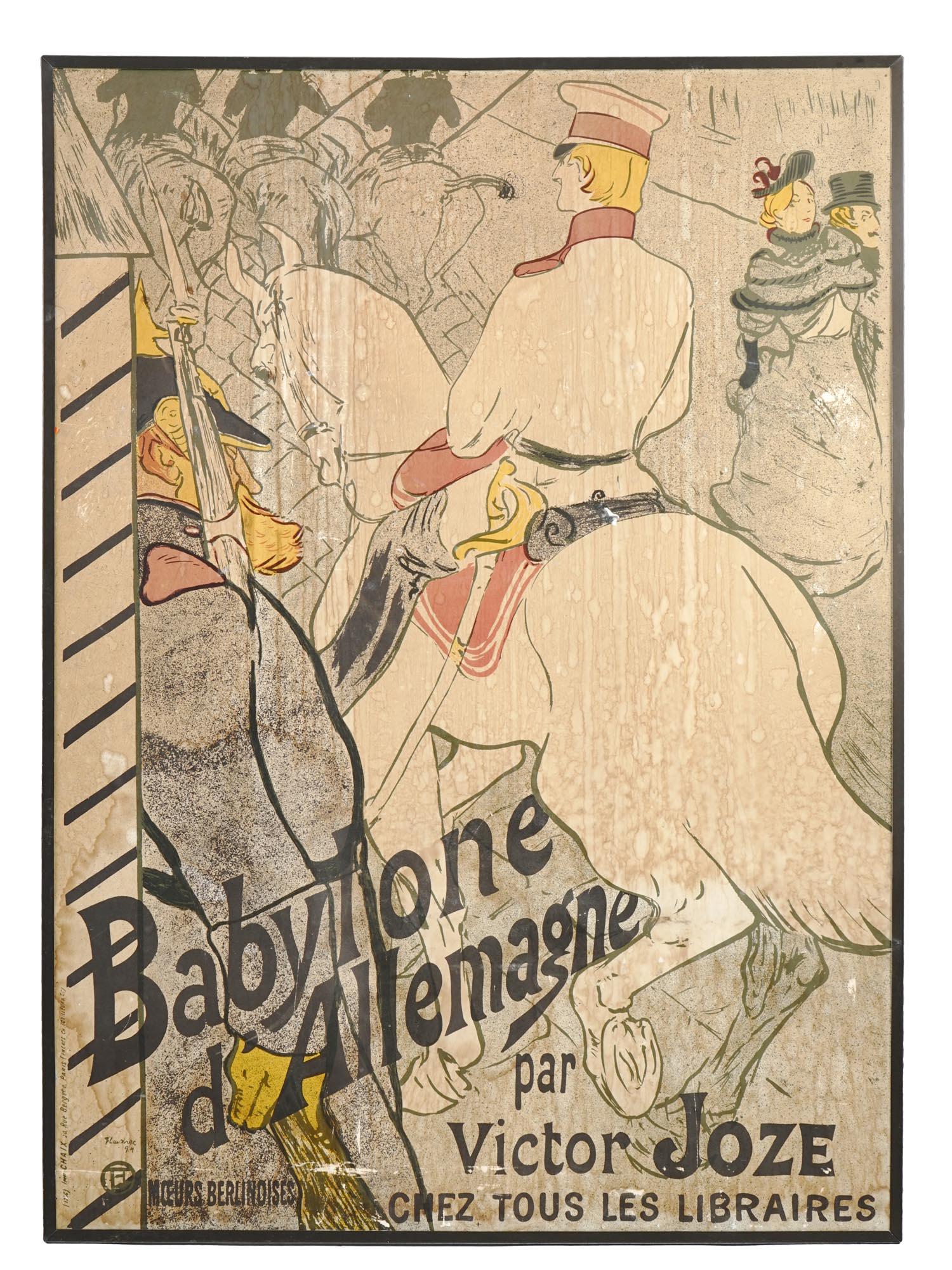 VINTAGE FRENCH POSTER BY HENRI DE TOULOUSE-LAUTREC (1 of 6)