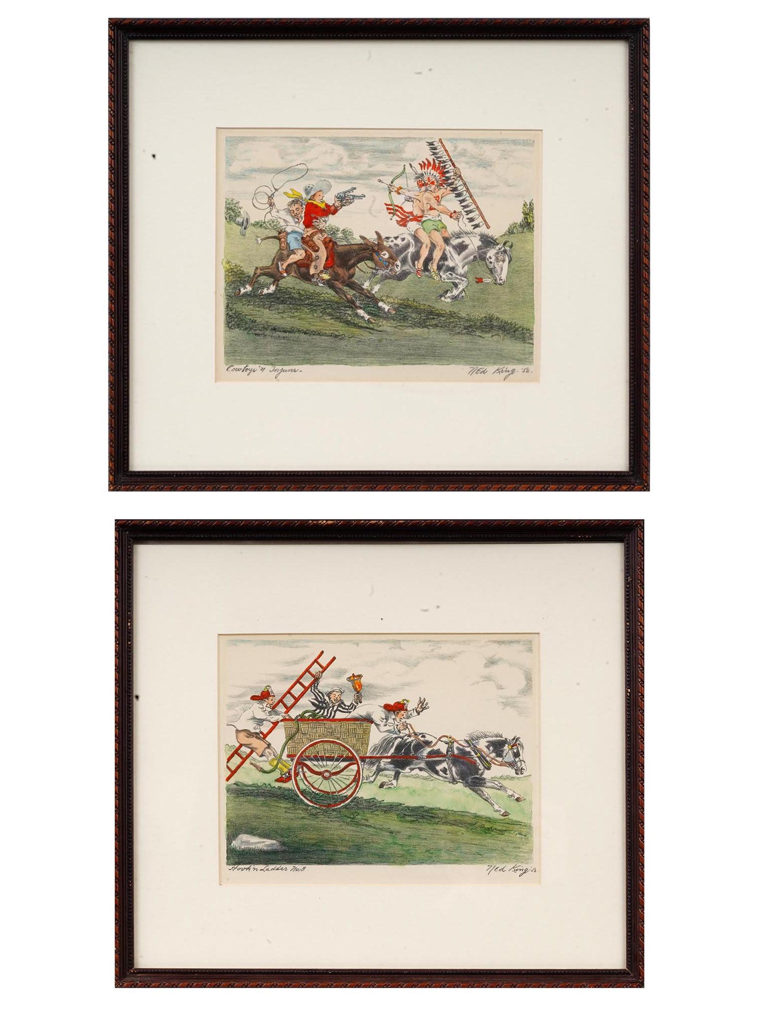 AMERICAN MIXED MEDIA DRAWINGS BY EDWARD NED KING (1 of 10)