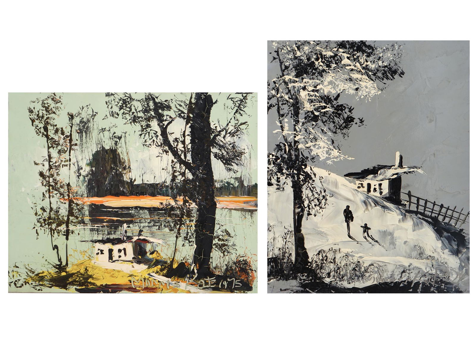 AMERICAN LANDSCAPE PAINTINGS BY MORRIS KATZ (1 of 6)