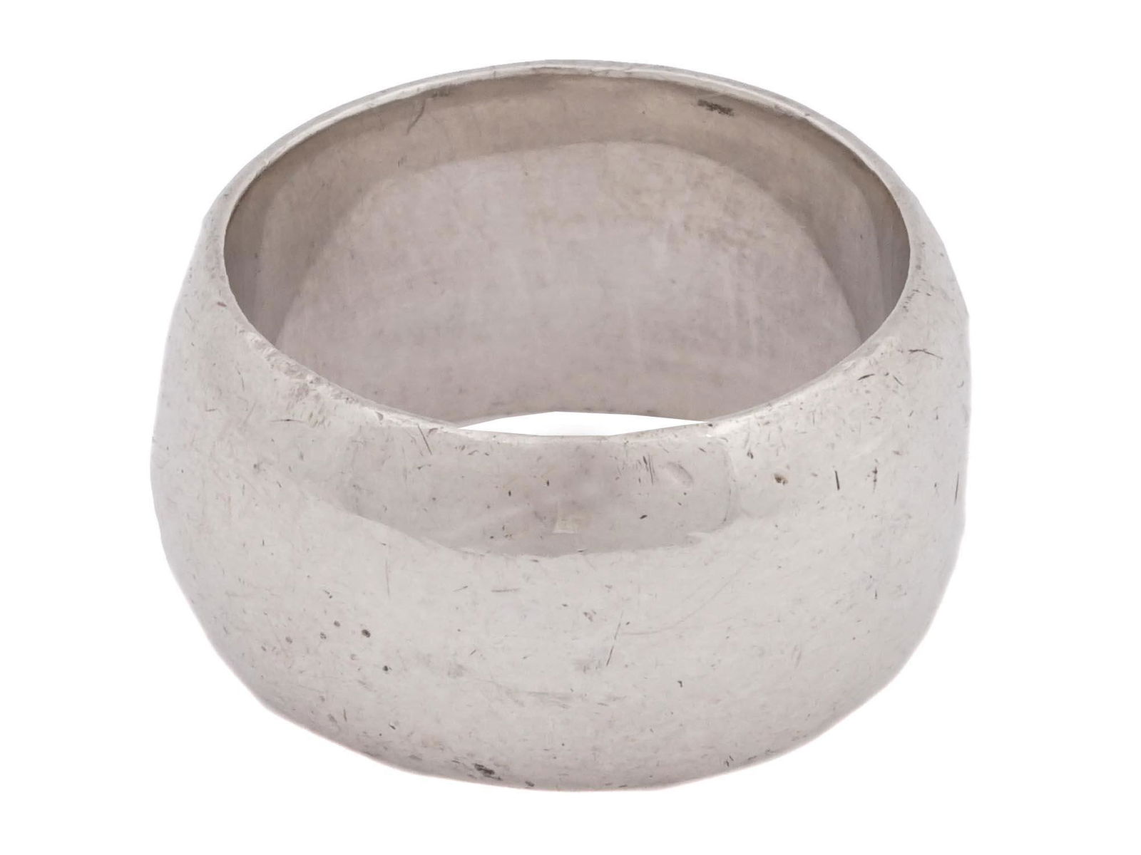 MODERN STERLING SILVER COSTUME JEWELRY BAND RING (1 of 5)