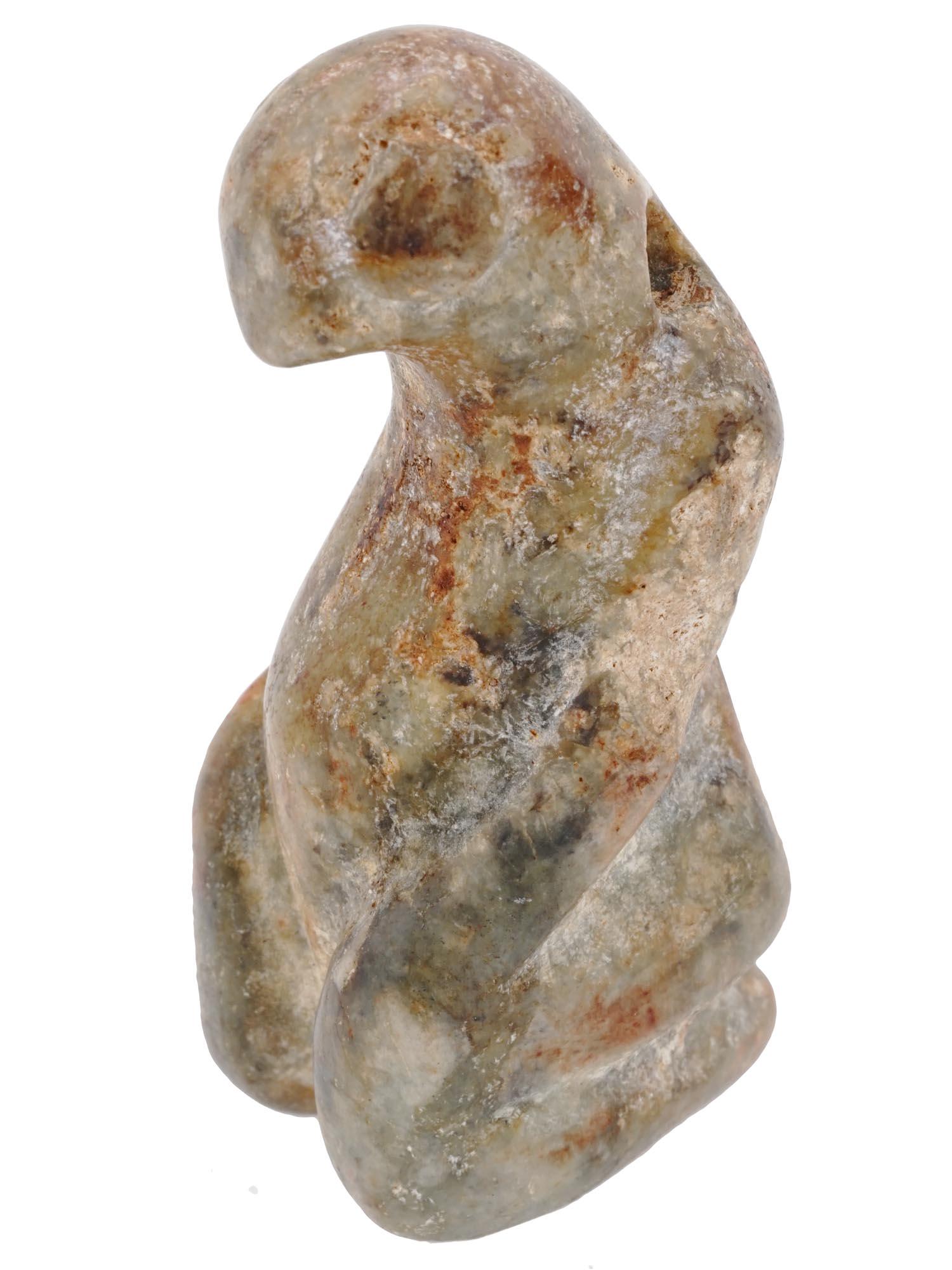 ANCIENT CHINESE LONGSHAN CULTURE JADE FIGURINE (1 of 7)