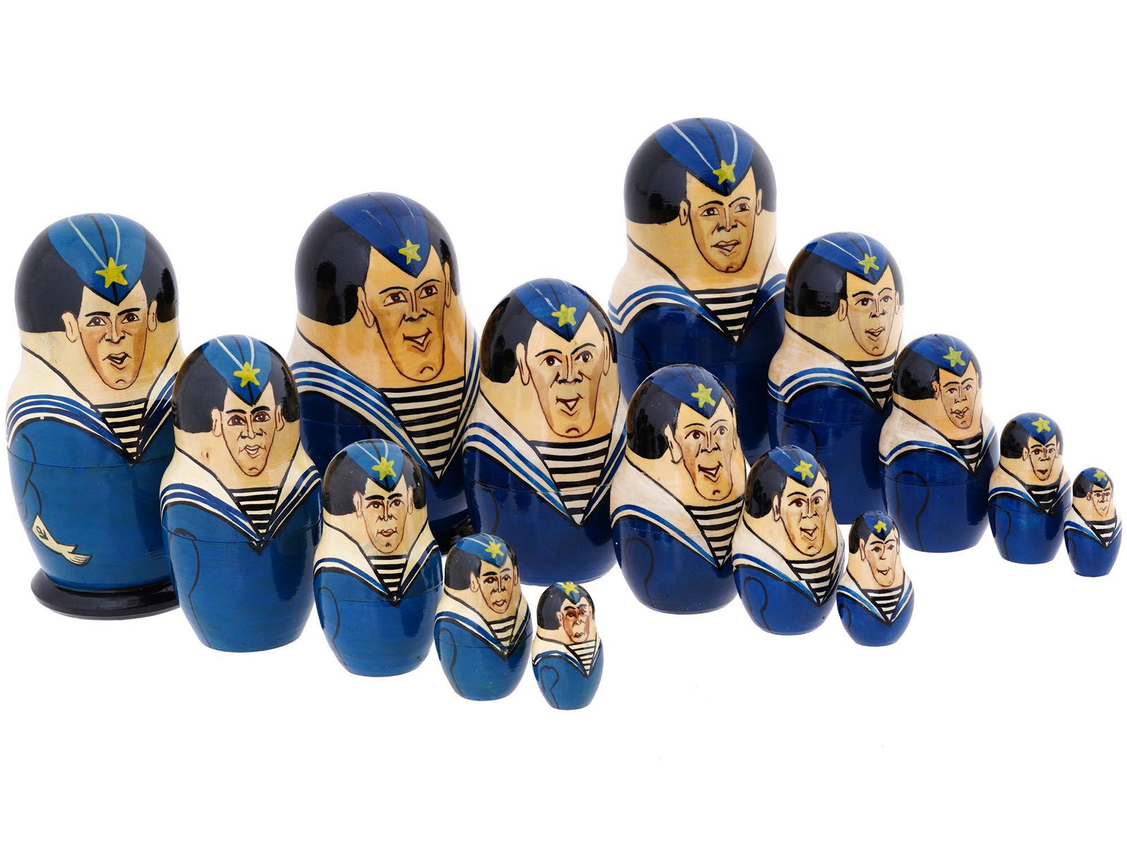 DEALERS LOT OF RUSSIAN NAVY MATRYOSHKA DOLL SETS (1 of 11)