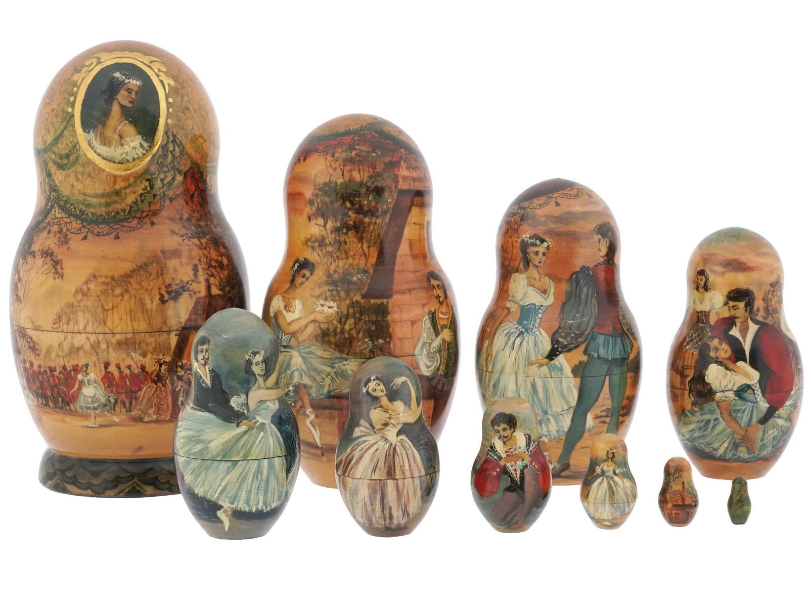 1996 RUSSIAN NESTING DOLL LA SYLPHIDE SIGNED (1 of 12)