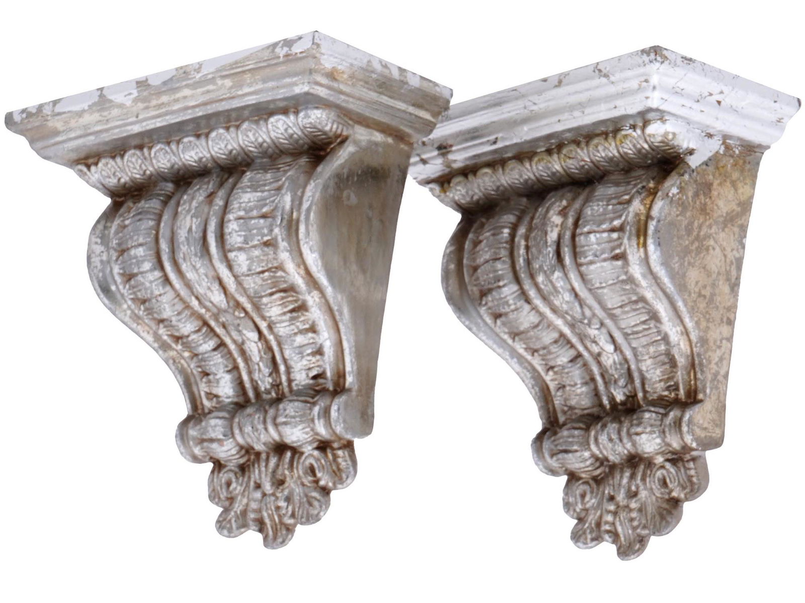 ANTIQUE ITALIAN NEOCLASSICAL TERRACOTTA WALL BRACKETS (1 of 4)