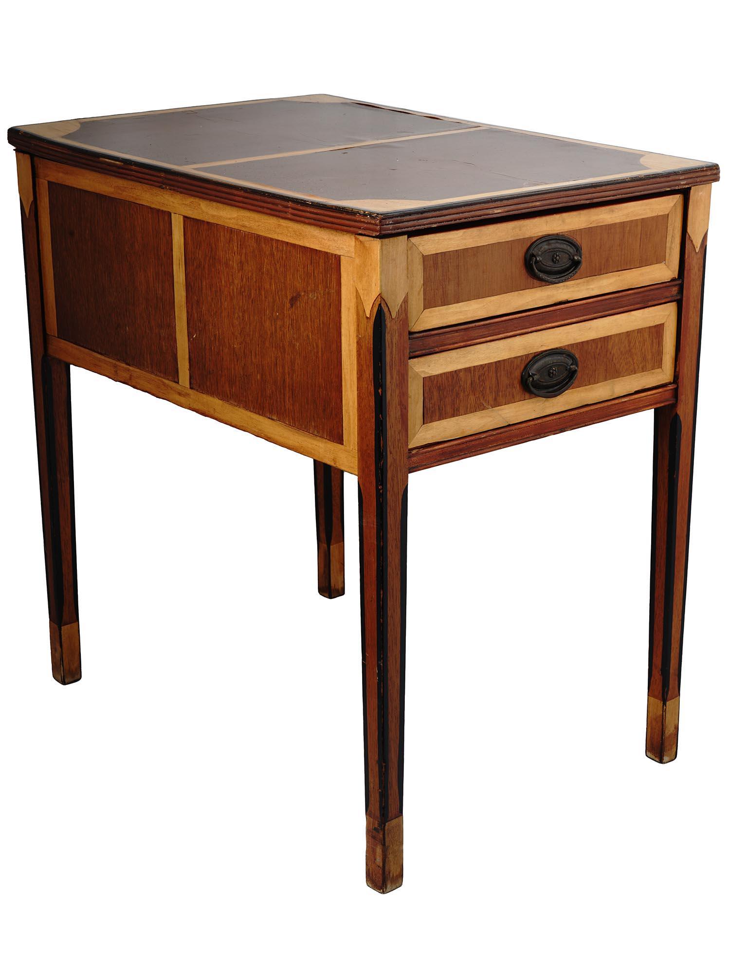 MID CENTURY ITALIAN MARQUETRY SIDE TABLE (1 of 7)