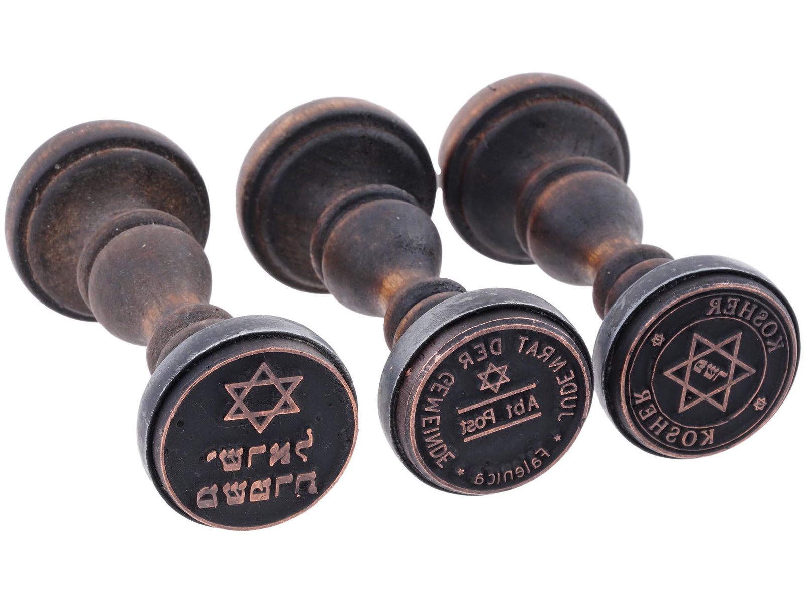 WWII POLISH HOLOCAUST WARSAW GHETTO HAND STAMPS (1 of 4)