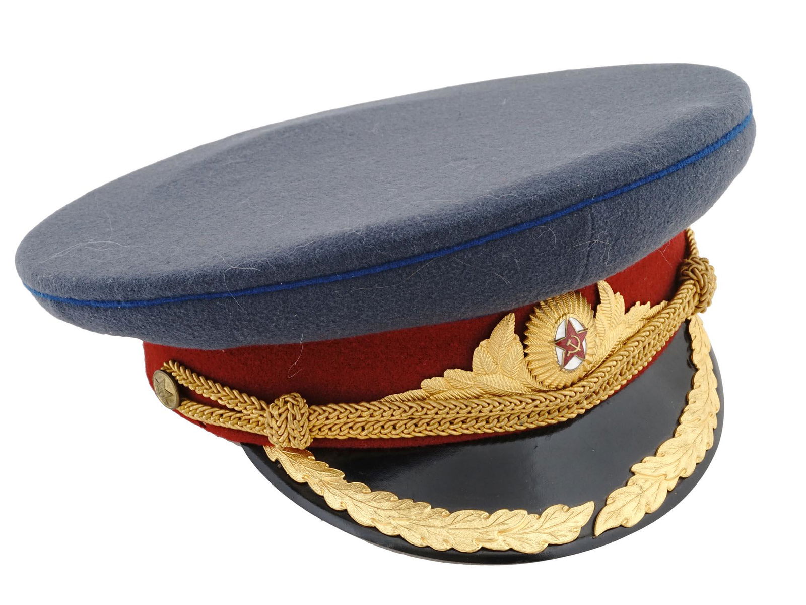 NKVD MVD VISOR HAT FROM THE 1950S (1 of 6)